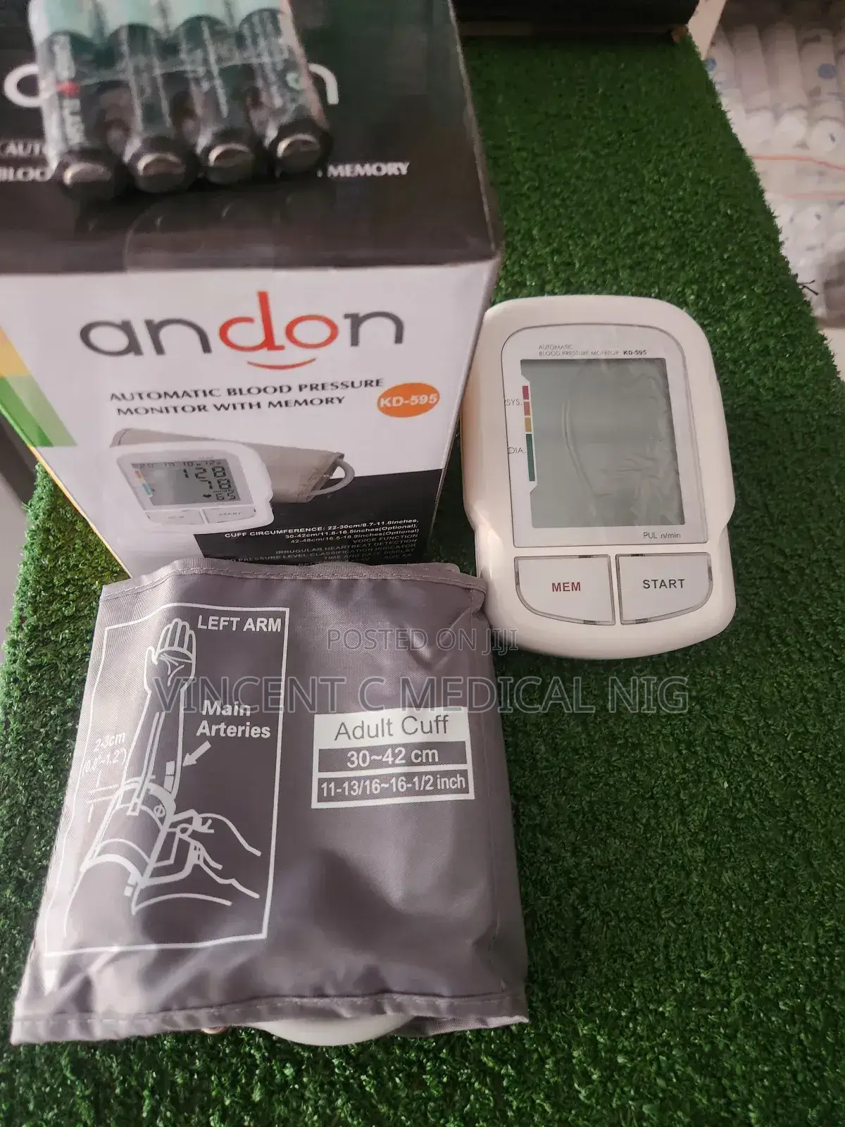 Andon Automatic Blood Pressure Monitor With Memory Kd-595