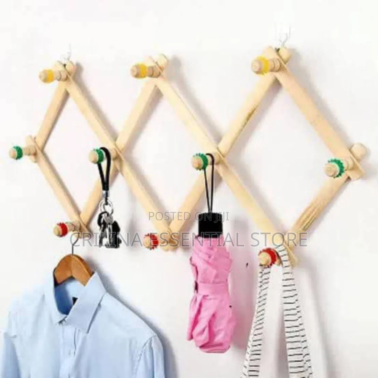 Collapsible Multifunctional Wooden Hanger