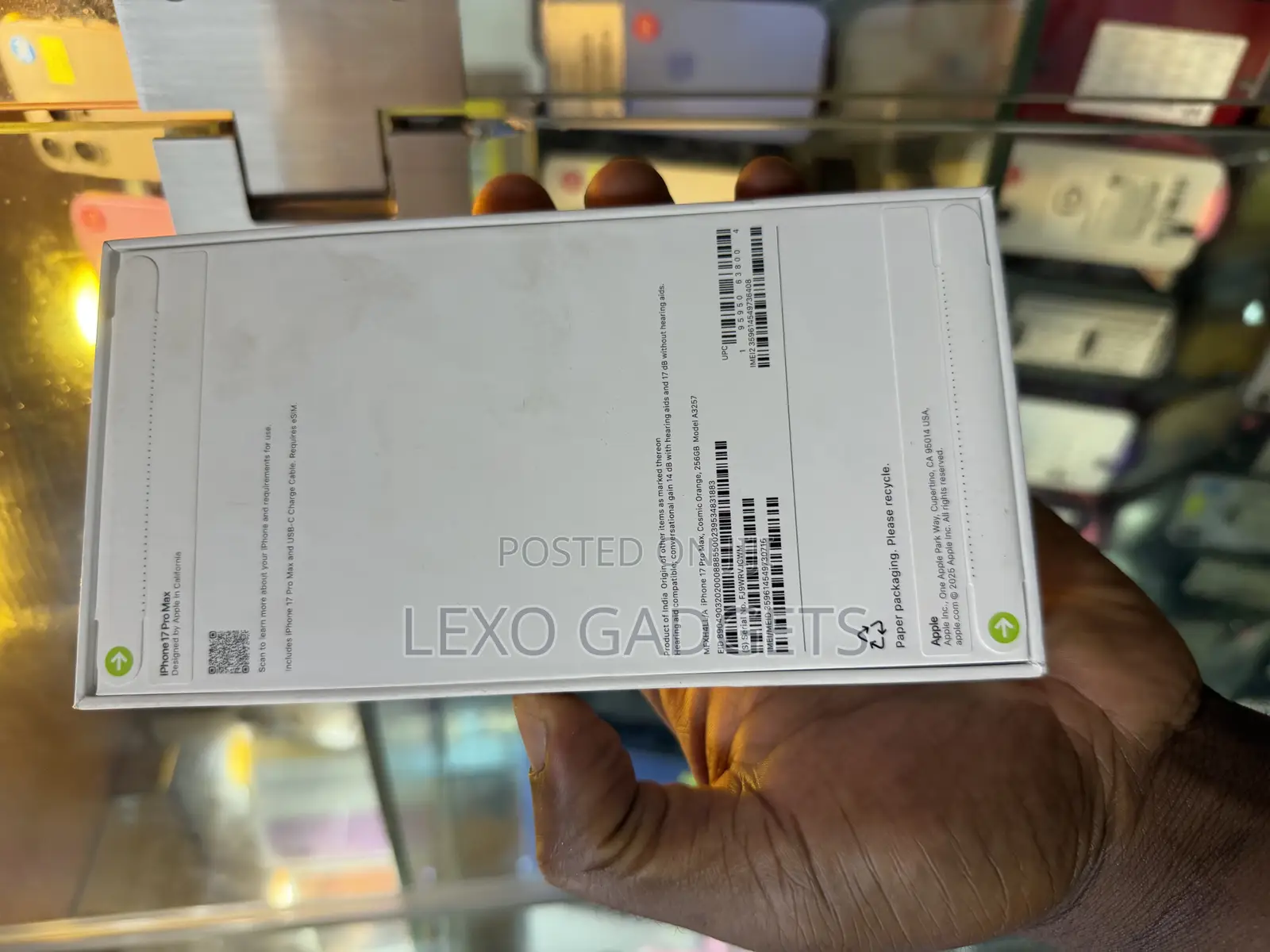 New Apple iPhone 17 Pro Max 256 GB Orange