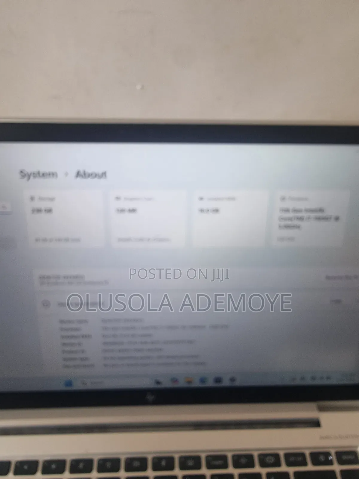 Laptop HP EliteBook 840 G8 16GB Intel Core I7 SSD 256GB