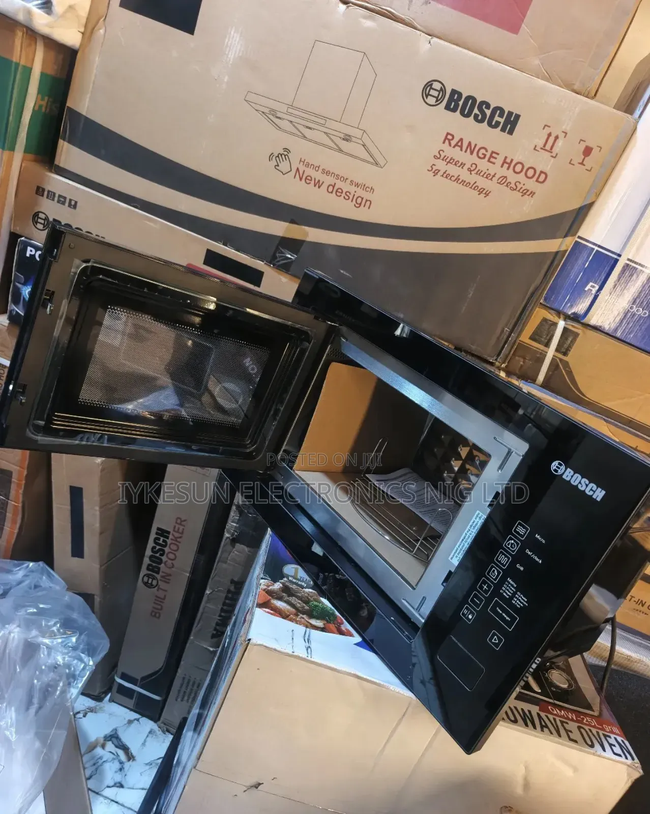 Original Bosch Built-in Smart Digital Control Microwave With Grill Etc