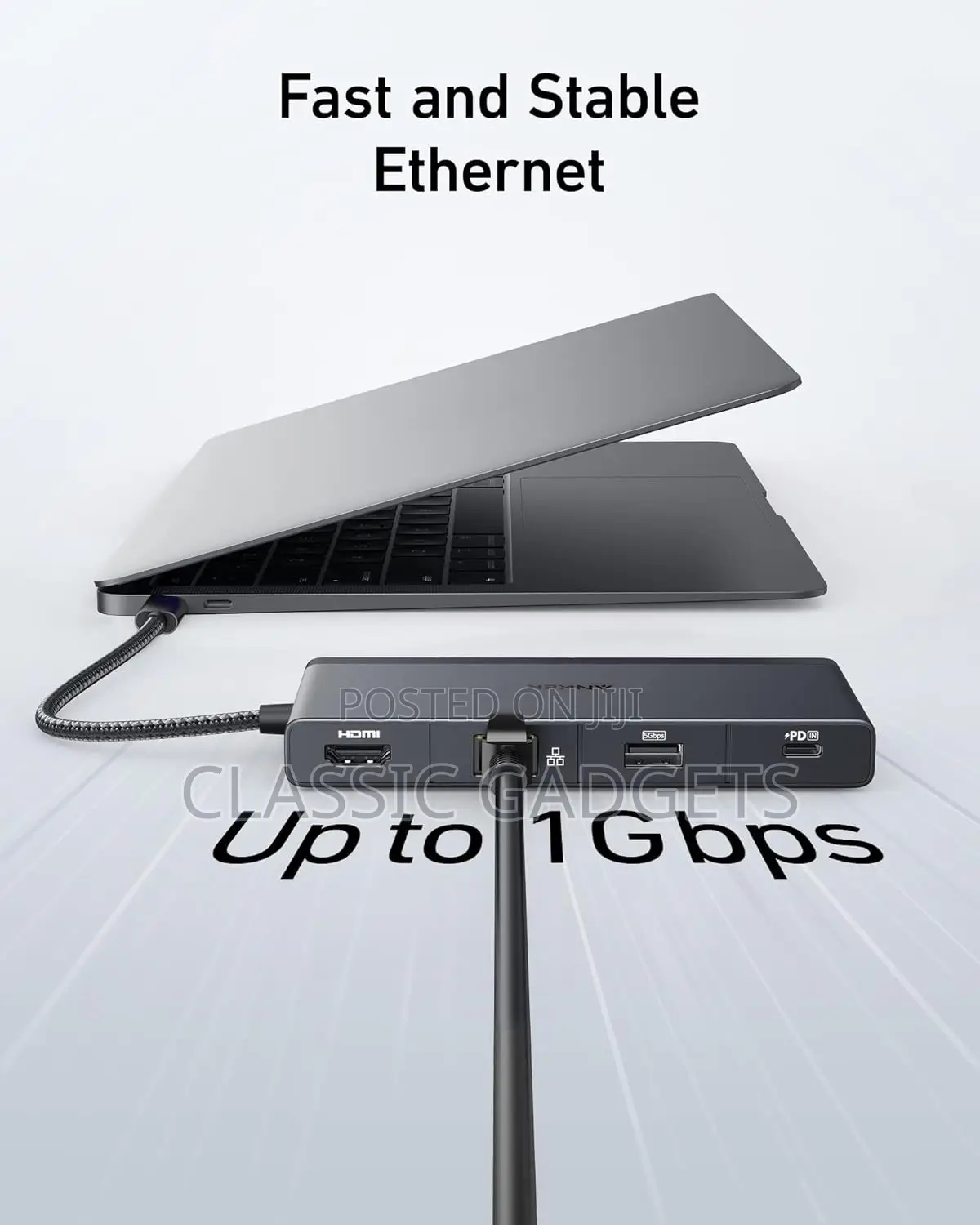 Anker 552 Usb-C Hub (9-in-1, Hdmi) With 100w Power Delivery