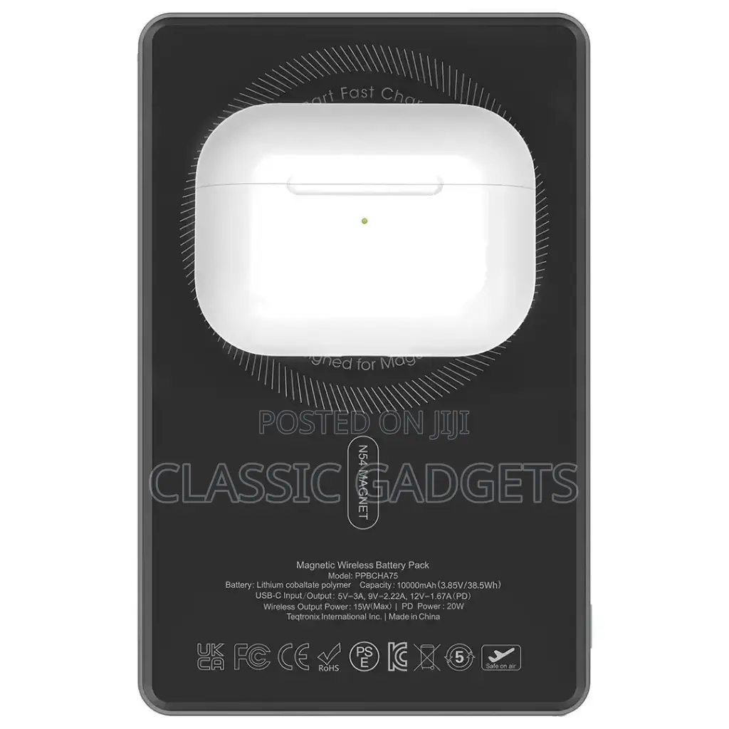 Powerology Magvolt 10000mah Magnetic Power Bank