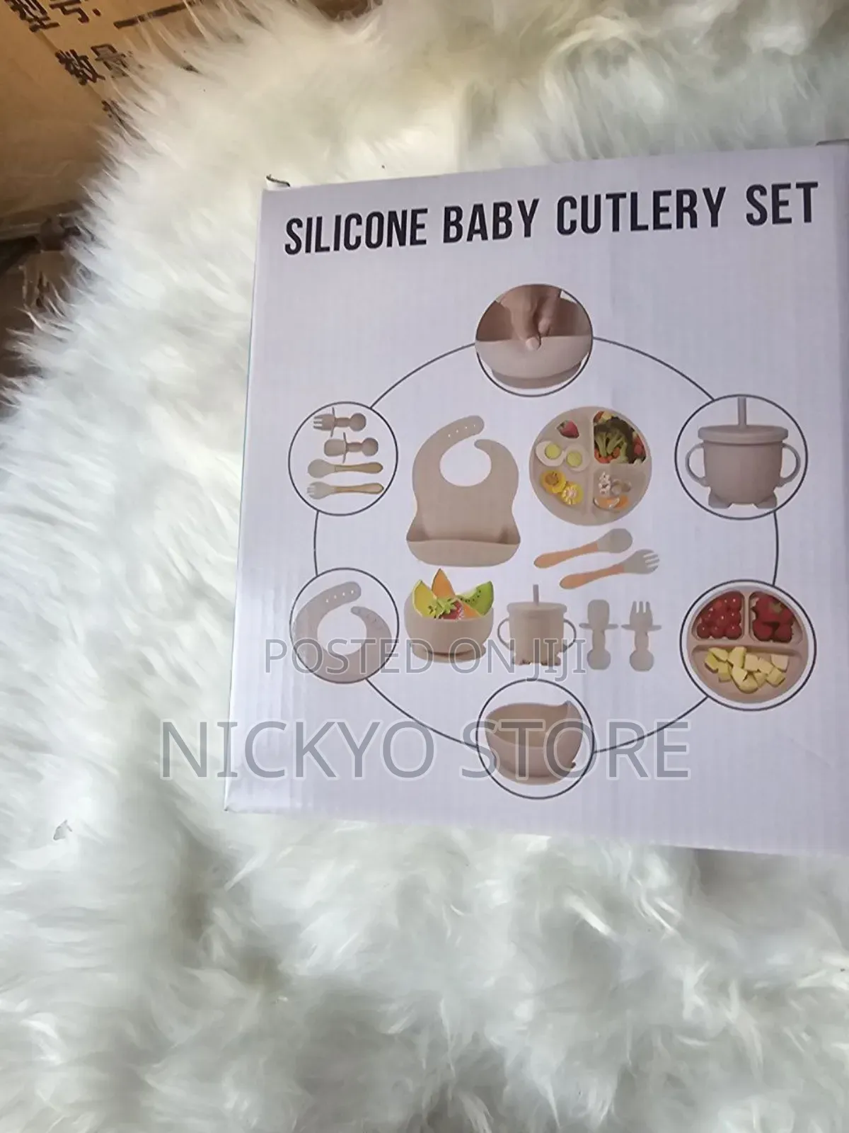  Silicone Baby Cutlery Feeding Set