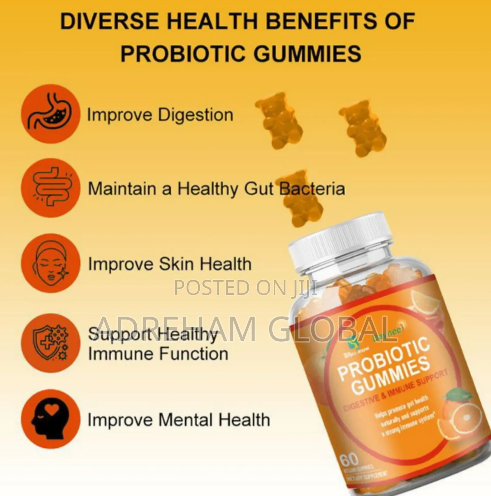 Probiotic Gummies for Good Health