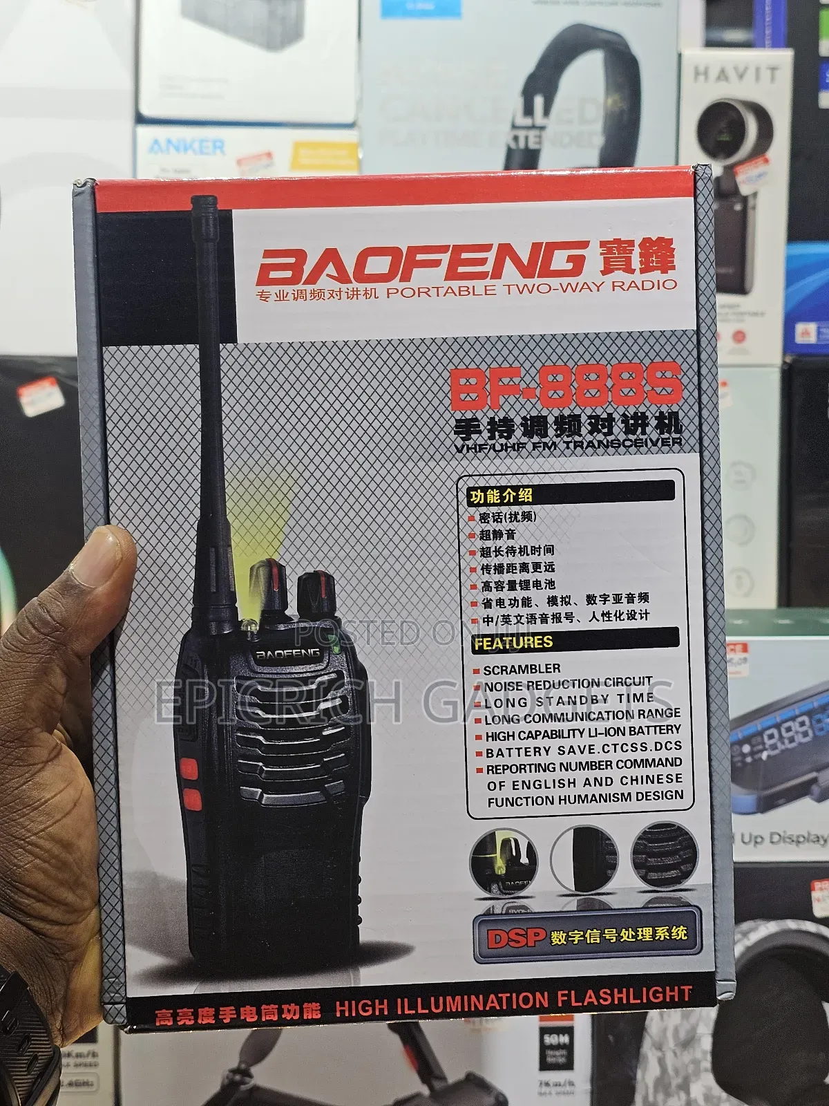 Baofeng Bf-888s Two-Way Radio | Rechargeable, Rugged Portable