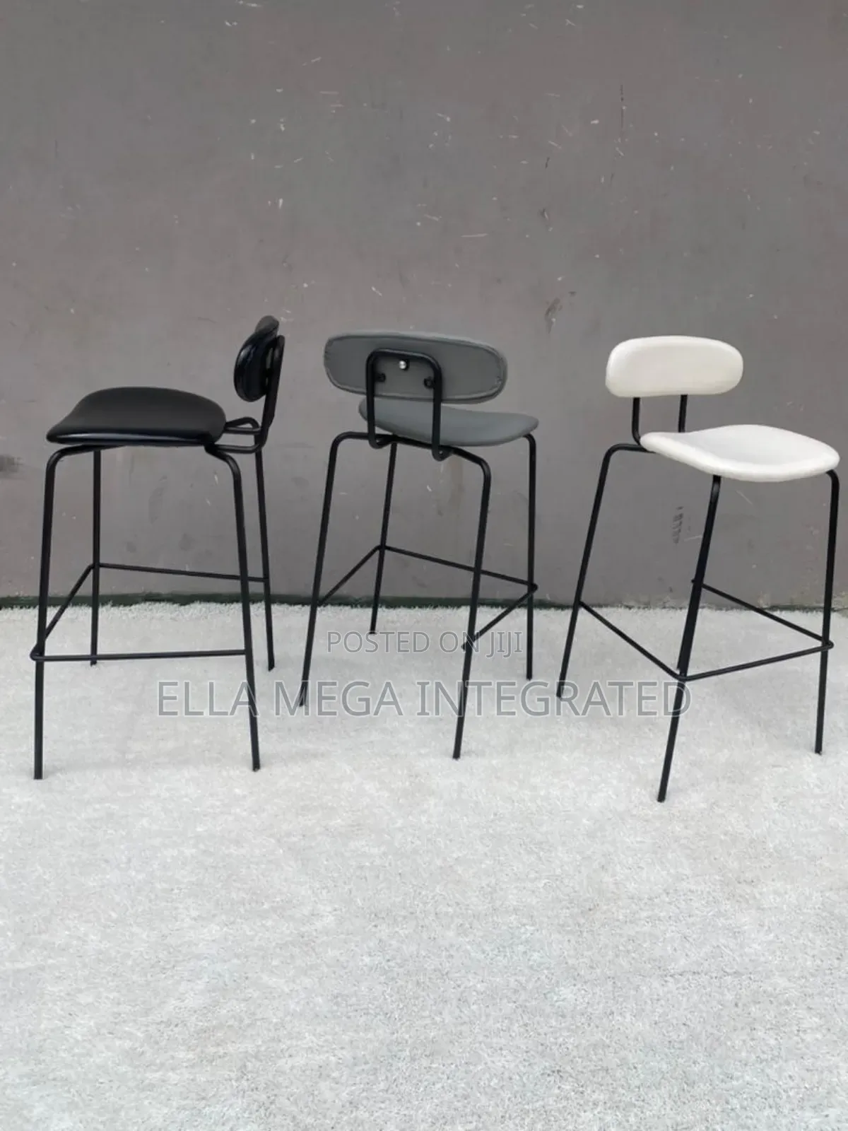 Bar Foot Stool With Back Rest