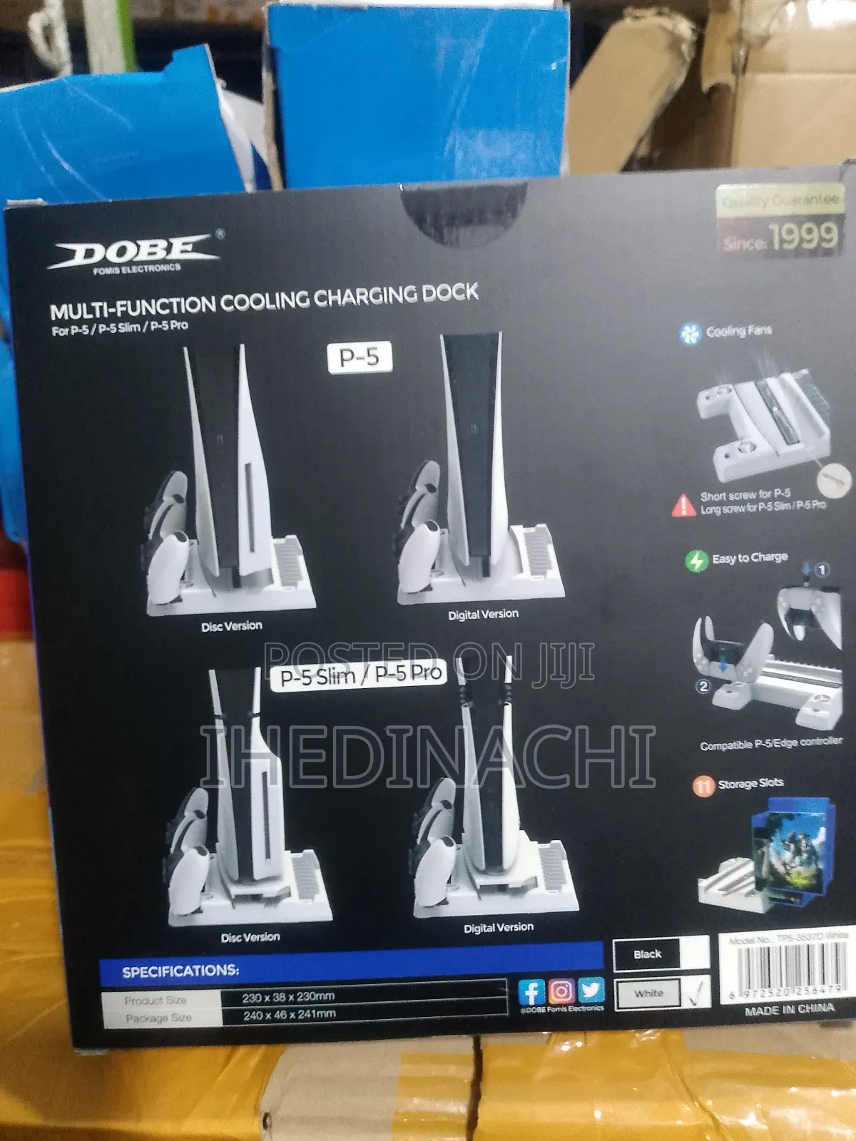 Dobe Multifunctional Cooling Charging Dock For P-5 P-5slim P-5 Pro
