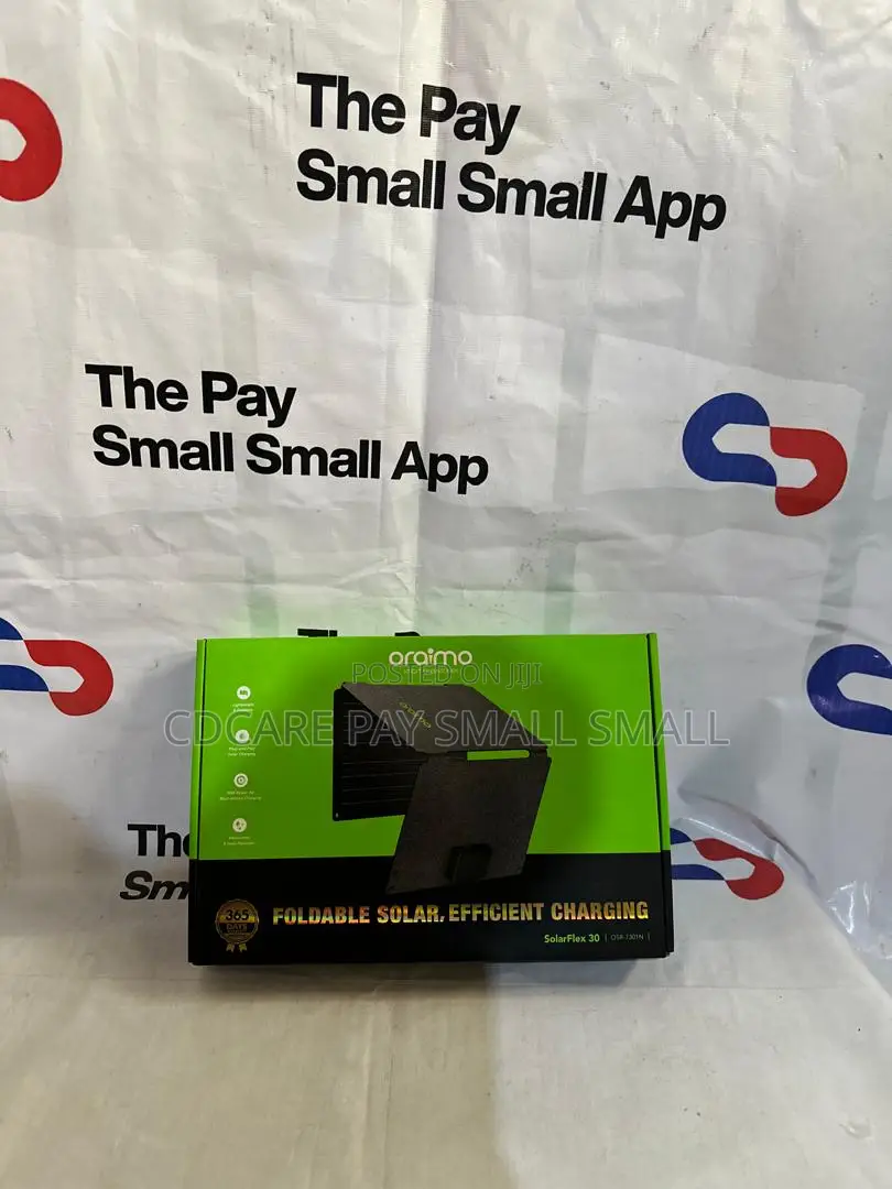 Pay Small Small Oraimo Portable Solar Panel On Cdcare.App