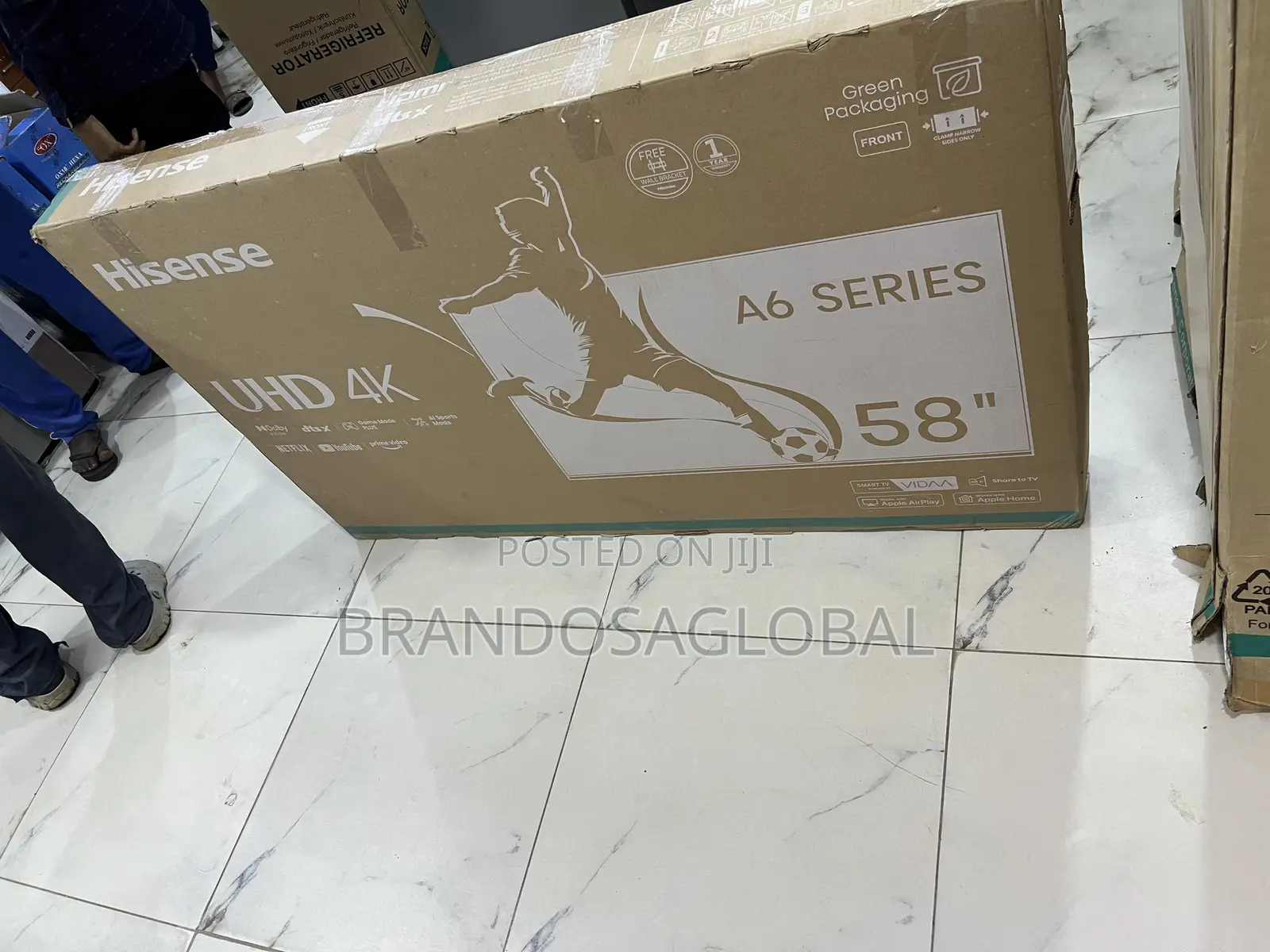 Hisense 58 Inch Smart Tv Offering Crisp Visual Performance
