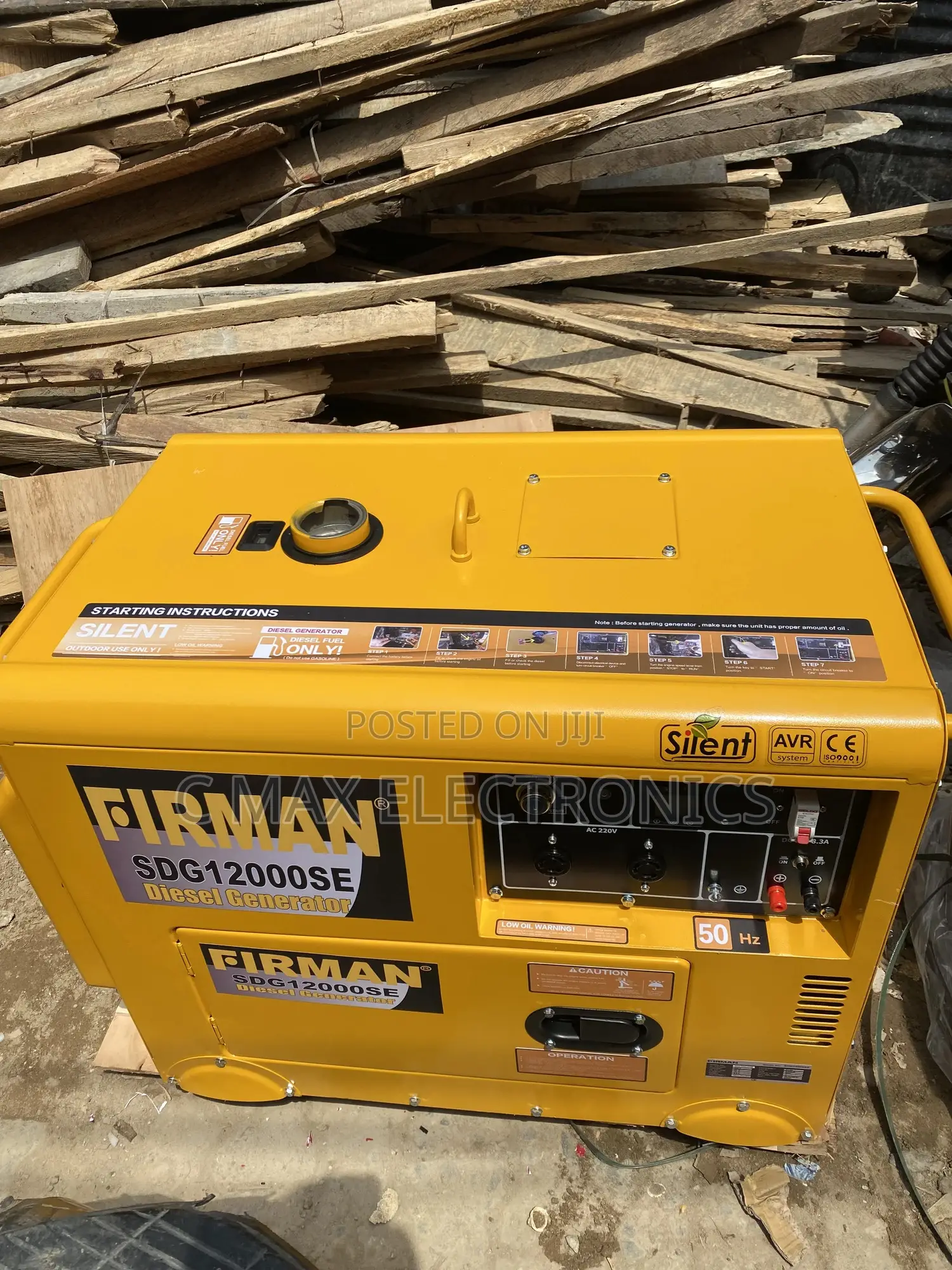 Firman 10kva Petrol Generator 100% Copper Coil