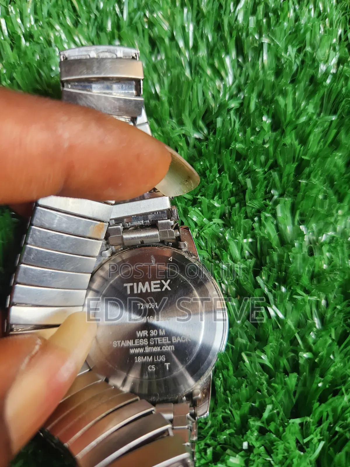 Timex Men's Easy Reader 35mm Day-Date Watch – Silver-Tone Case