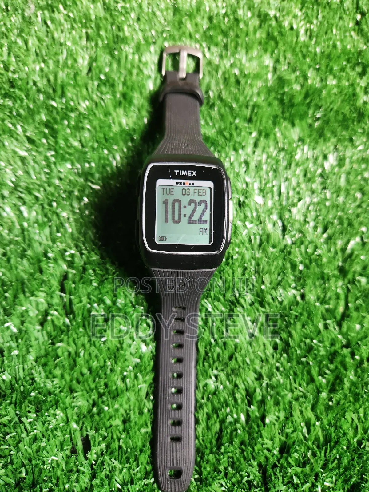 Timex Ironman GPS Unisex Watch Black 38mm Resin Band