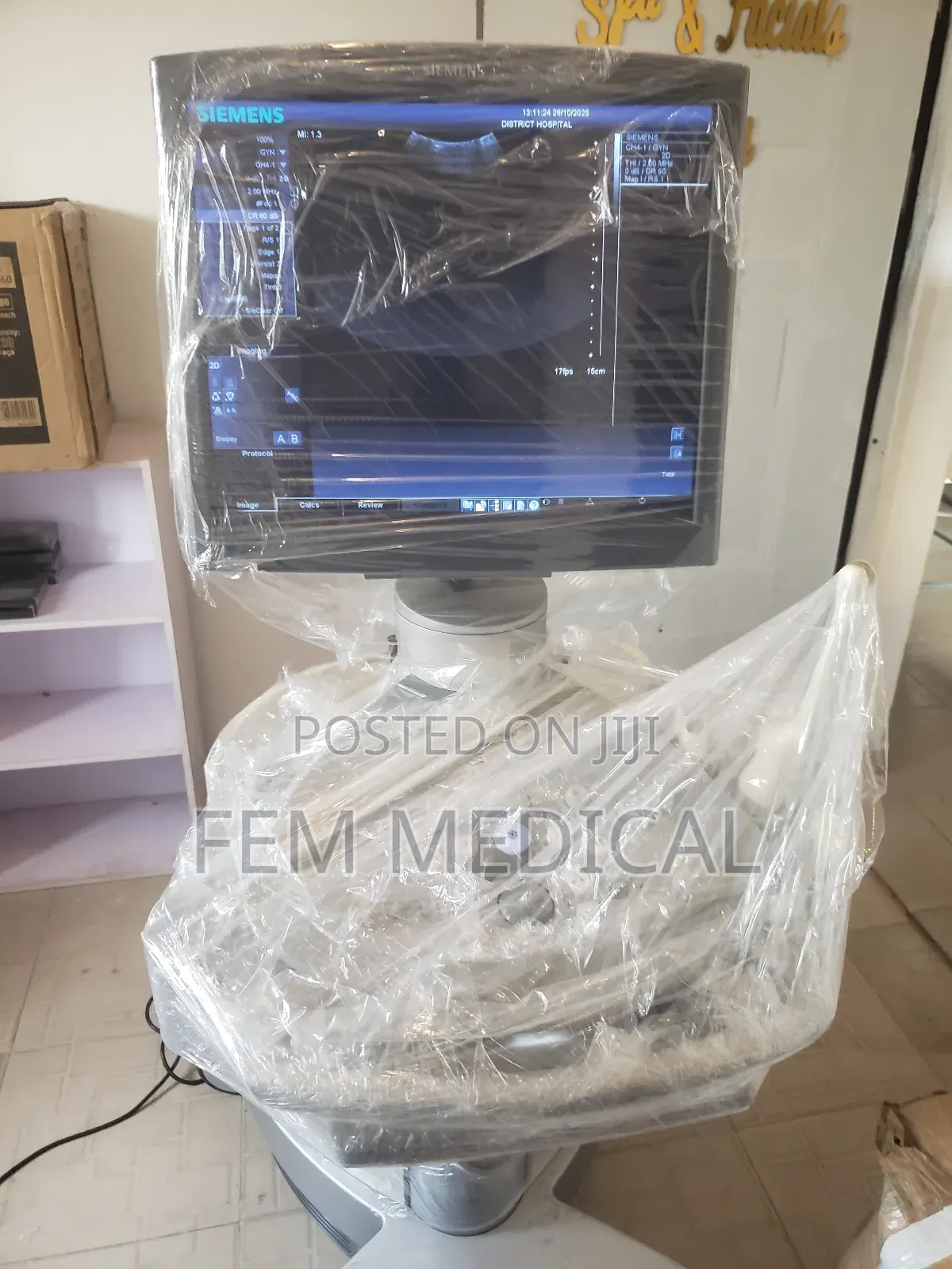 Uk Used Siemens Acuson Antares Ultrasound With 3 Transducers