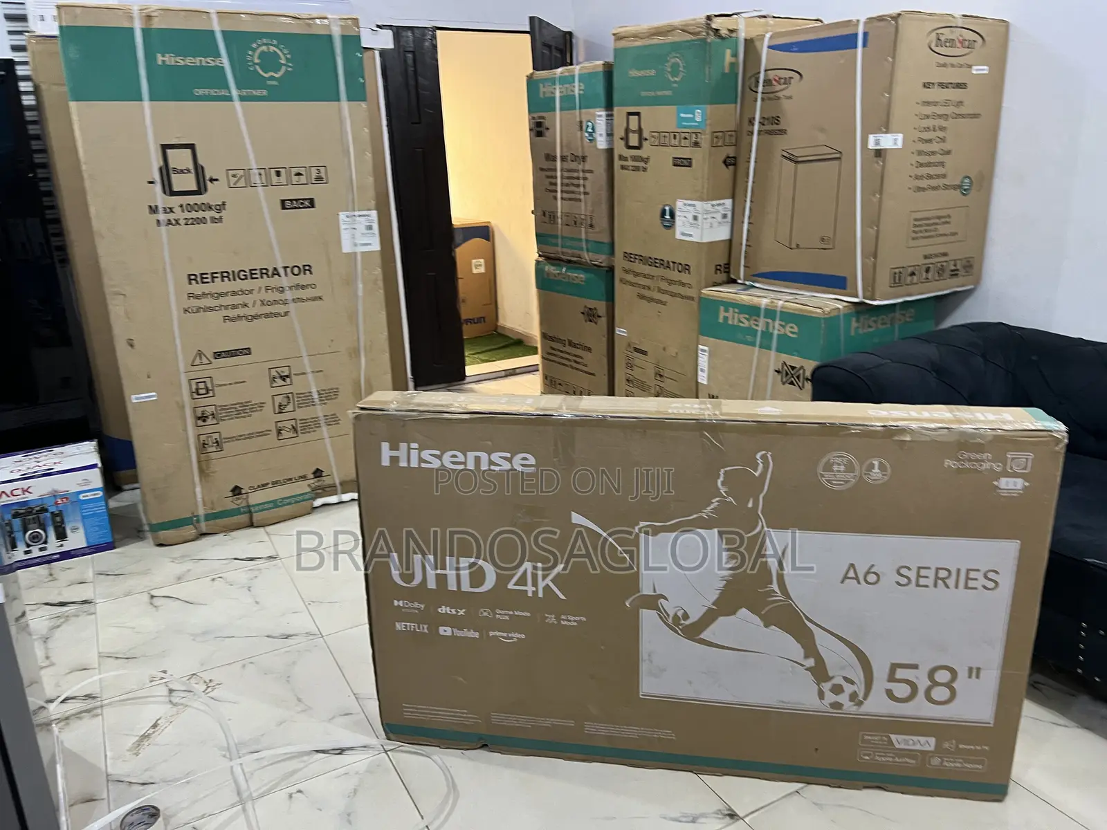 Hisense 58 Inches Uhd Television Suitable for Entertainment Rooms