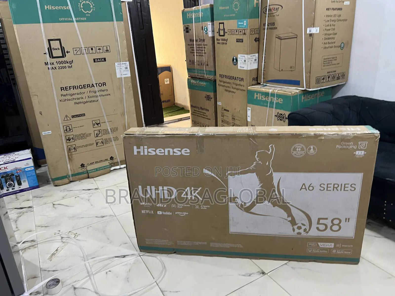 Hisense 58 Inch Smart Tv Offering Reliable Visual Output