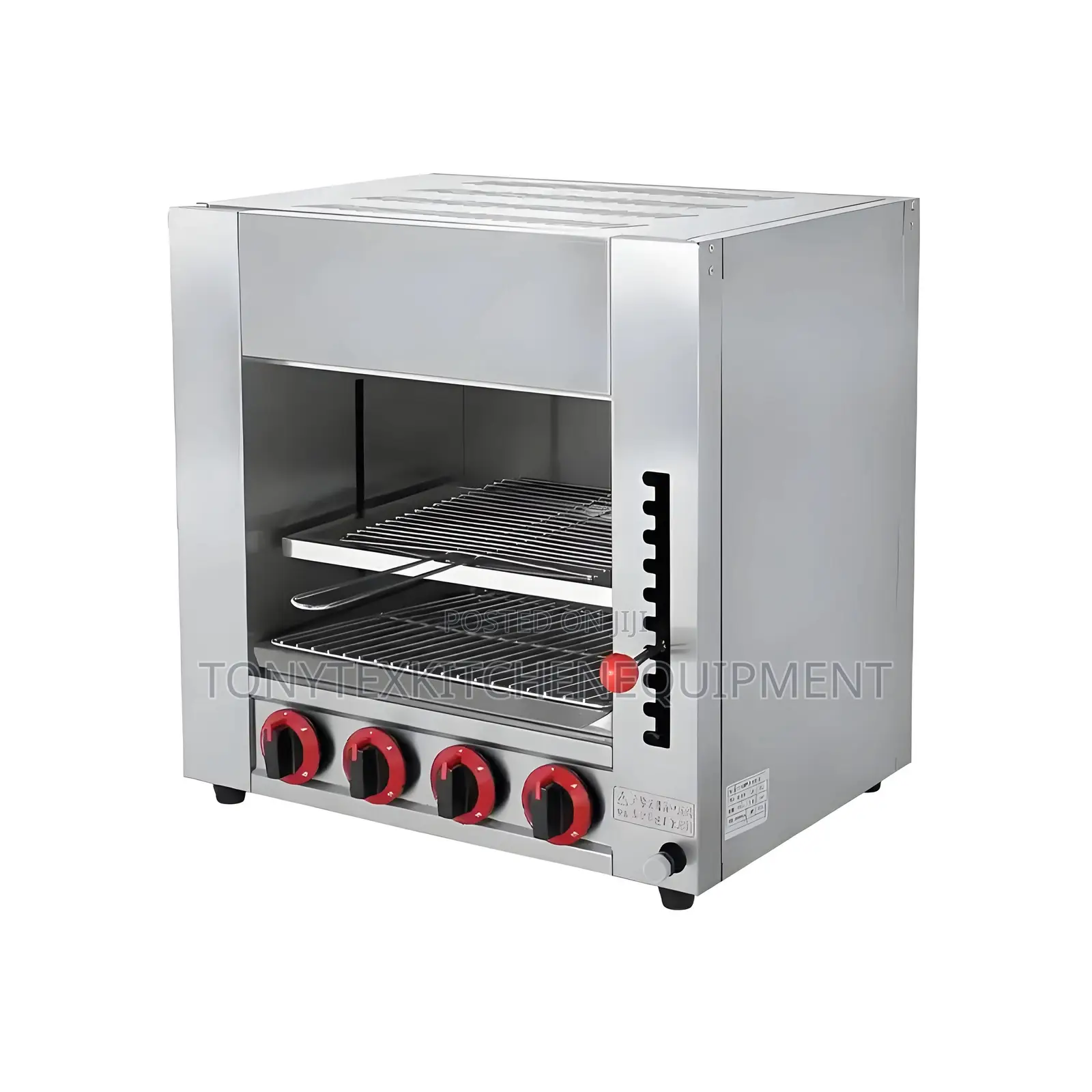 Commercial 4 Burner Salamdar Grill