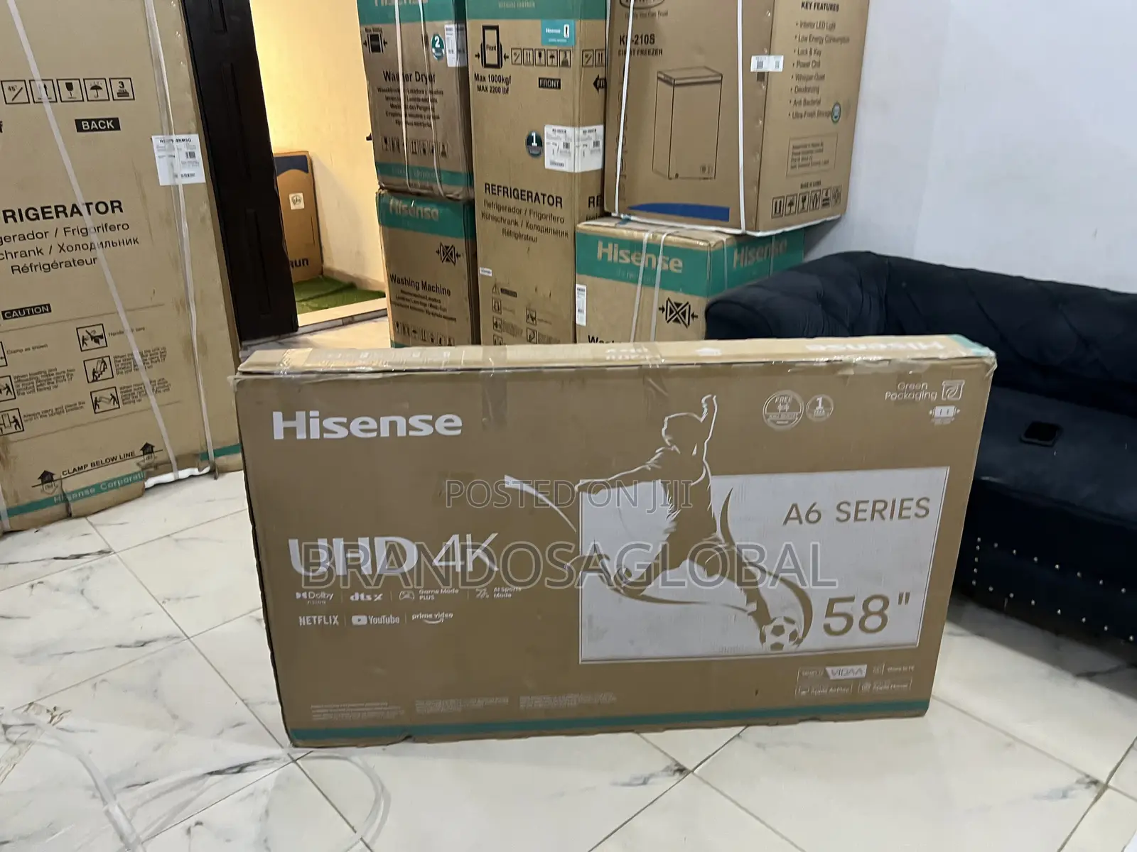 Hisense 58 Inch Smart Television Designed for Clear Screen Display