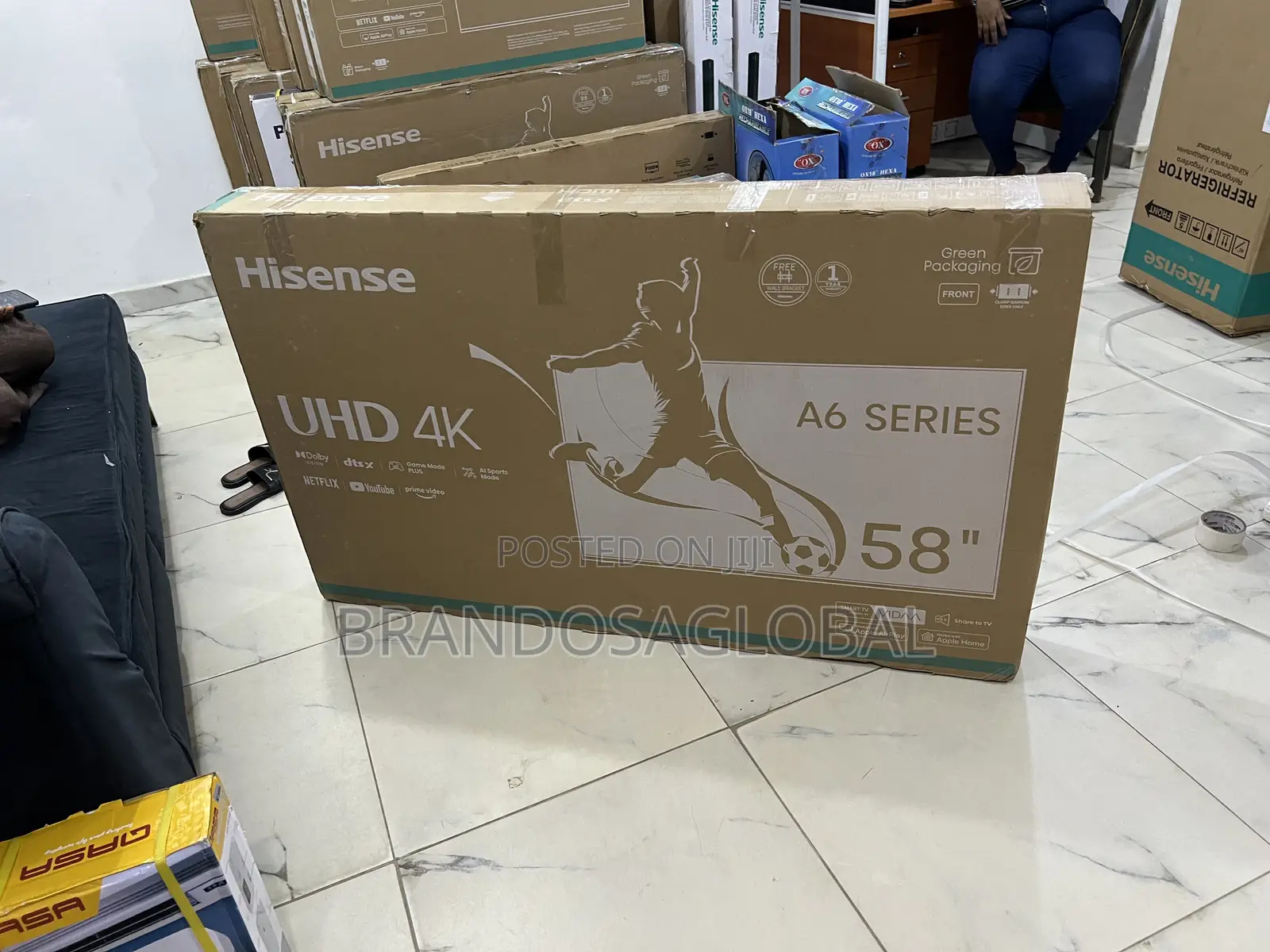 Hisense 58 Inches Uhd Television Built for Home Media Enjoyment