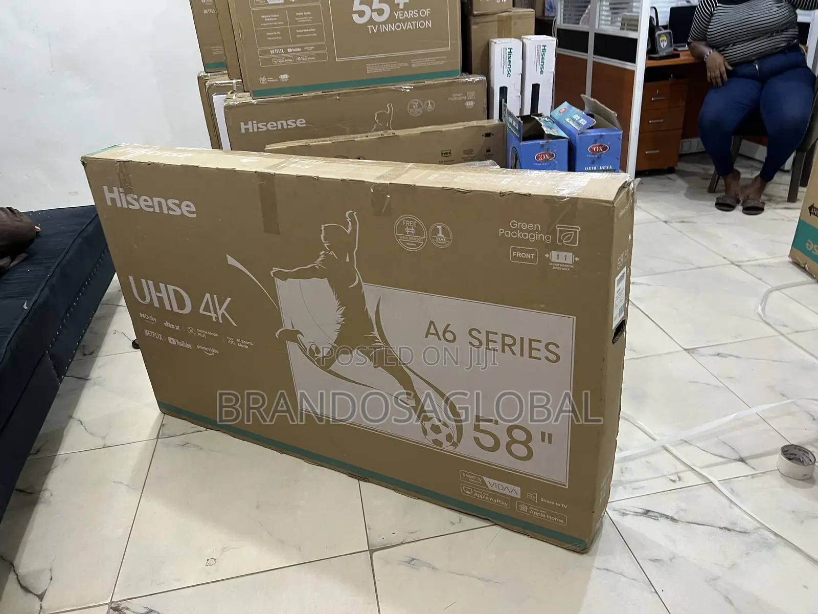 Hisense 58 Inches Uhd Tv Built for Digital Content Display