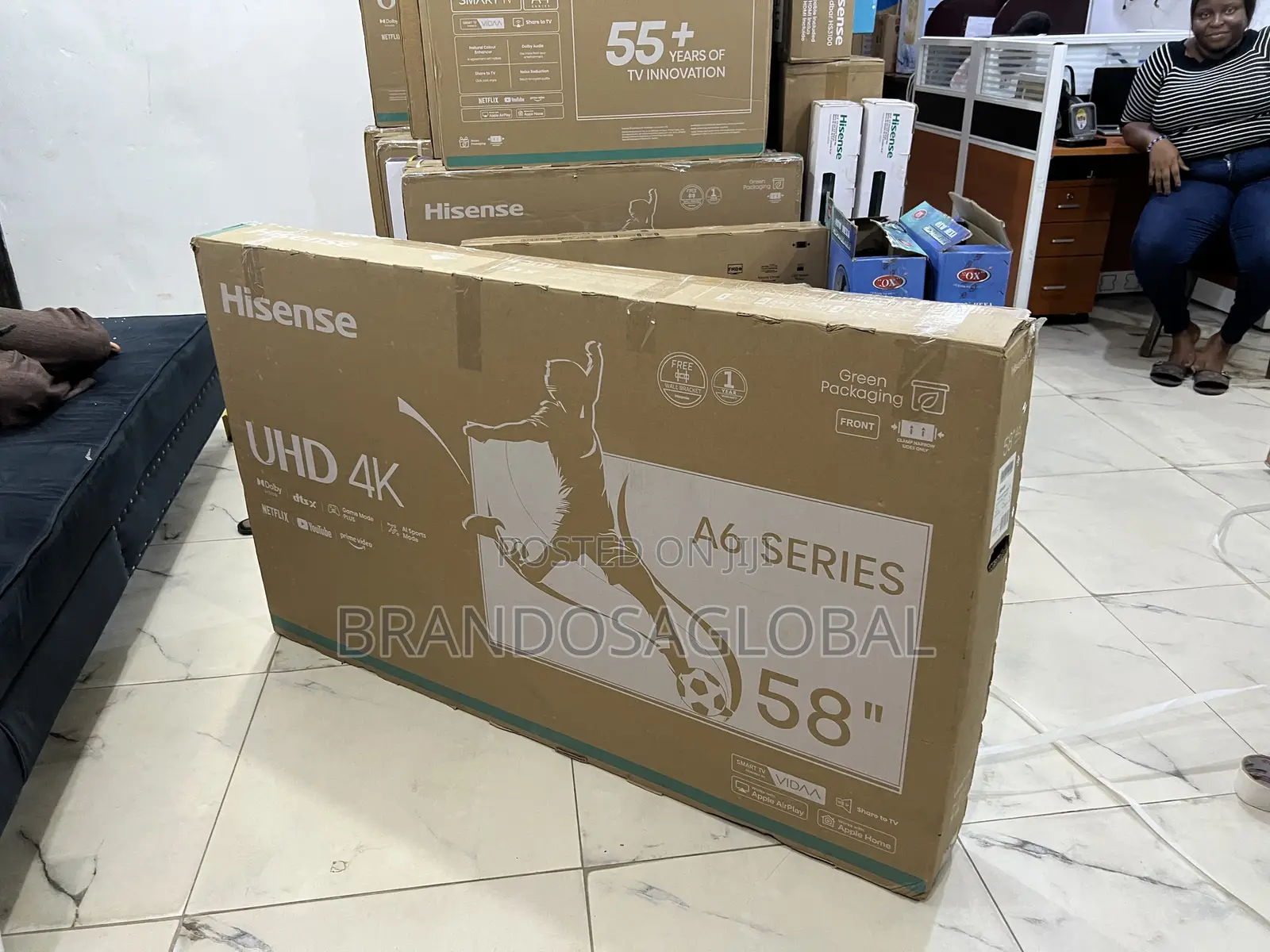 Hisense 58 Inches Uhd Tv Built for Digital Content Display