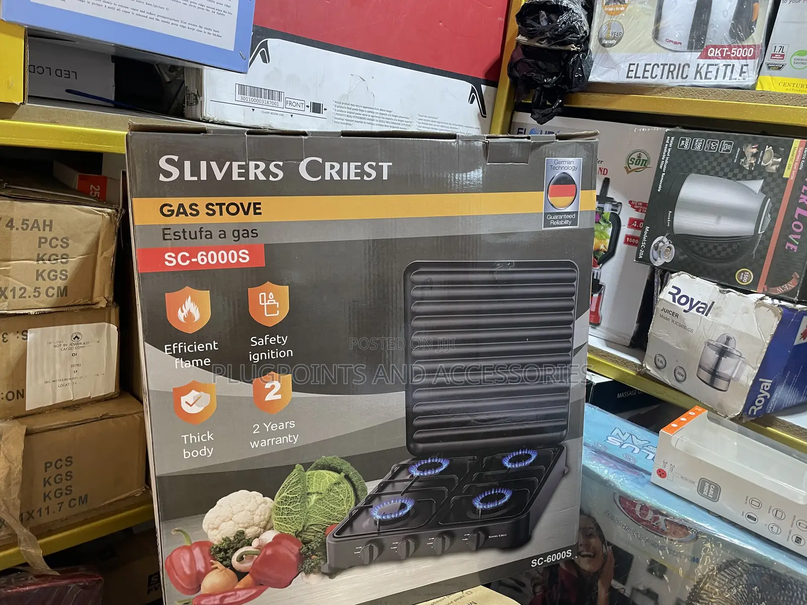 Silver Crest 4burners Gas Cooker
