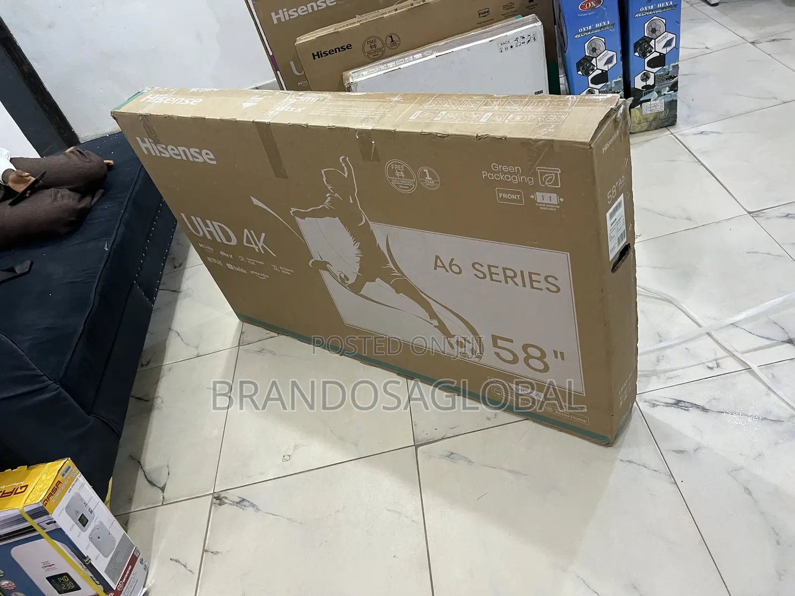 Hisense 58 Inch Smart Tv Offering Immersive Viewing Output