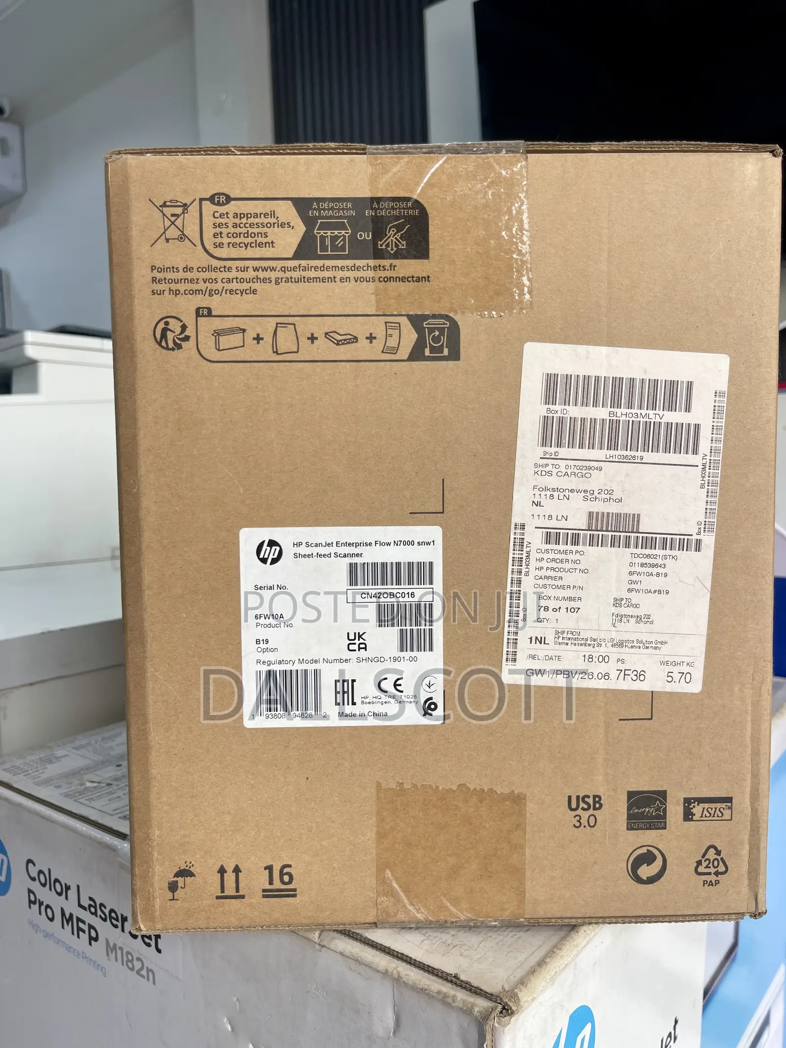 Hp Scanjet Flow N7000 Snw1 – Ultra-Fast Duplex Office Scanner