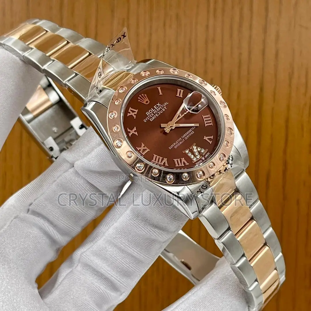 Rolex Quality Luxury Men Chain Strap Wristwatch
