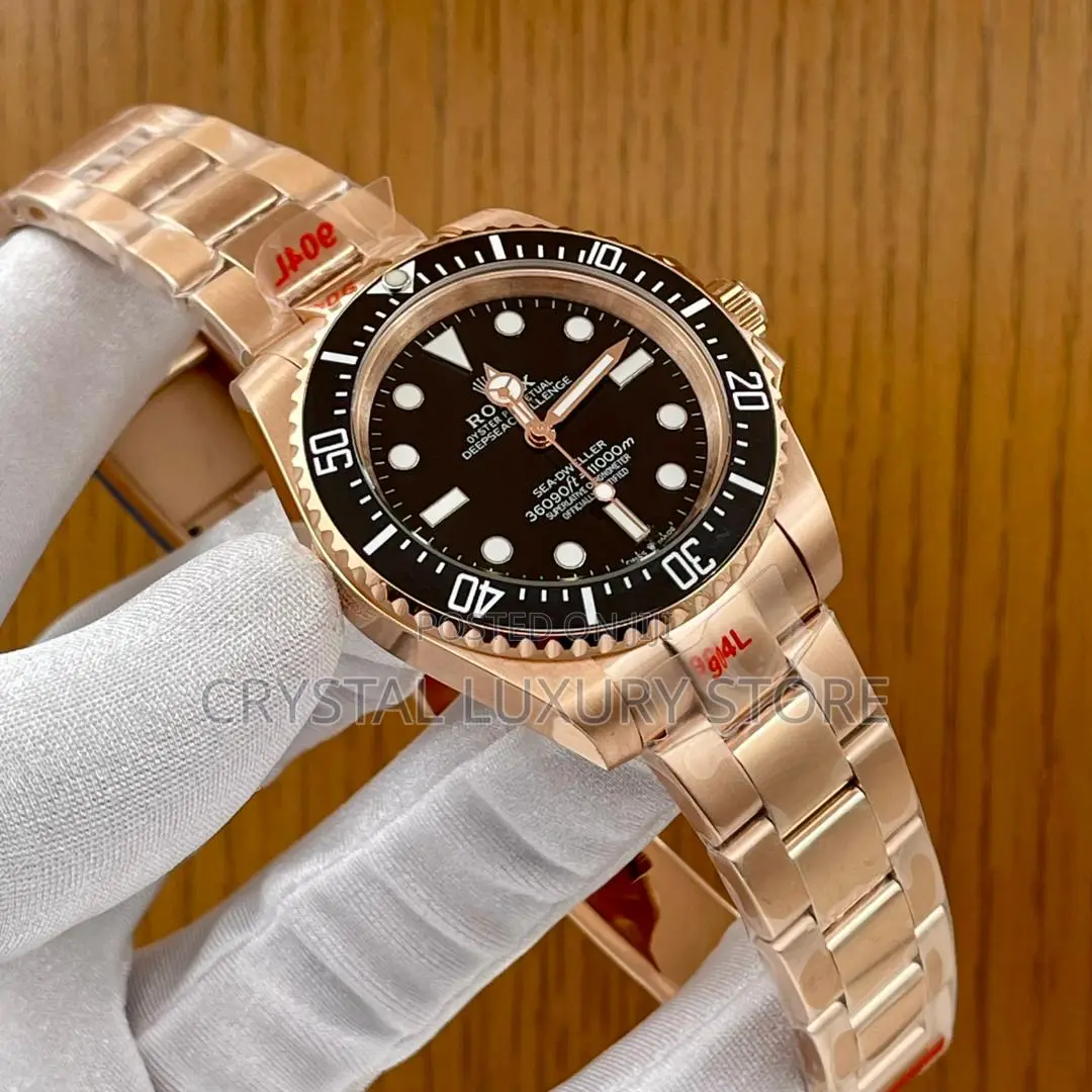 Rolex Quality Luxury Men Chain Strap Wristwatch