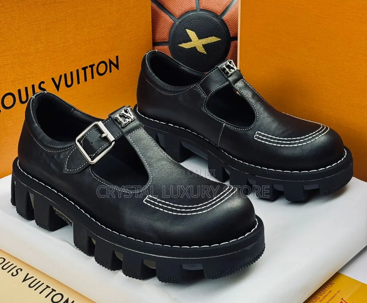 Louis Vuitton Quality Luxury Men Genuine Shoe Sandals