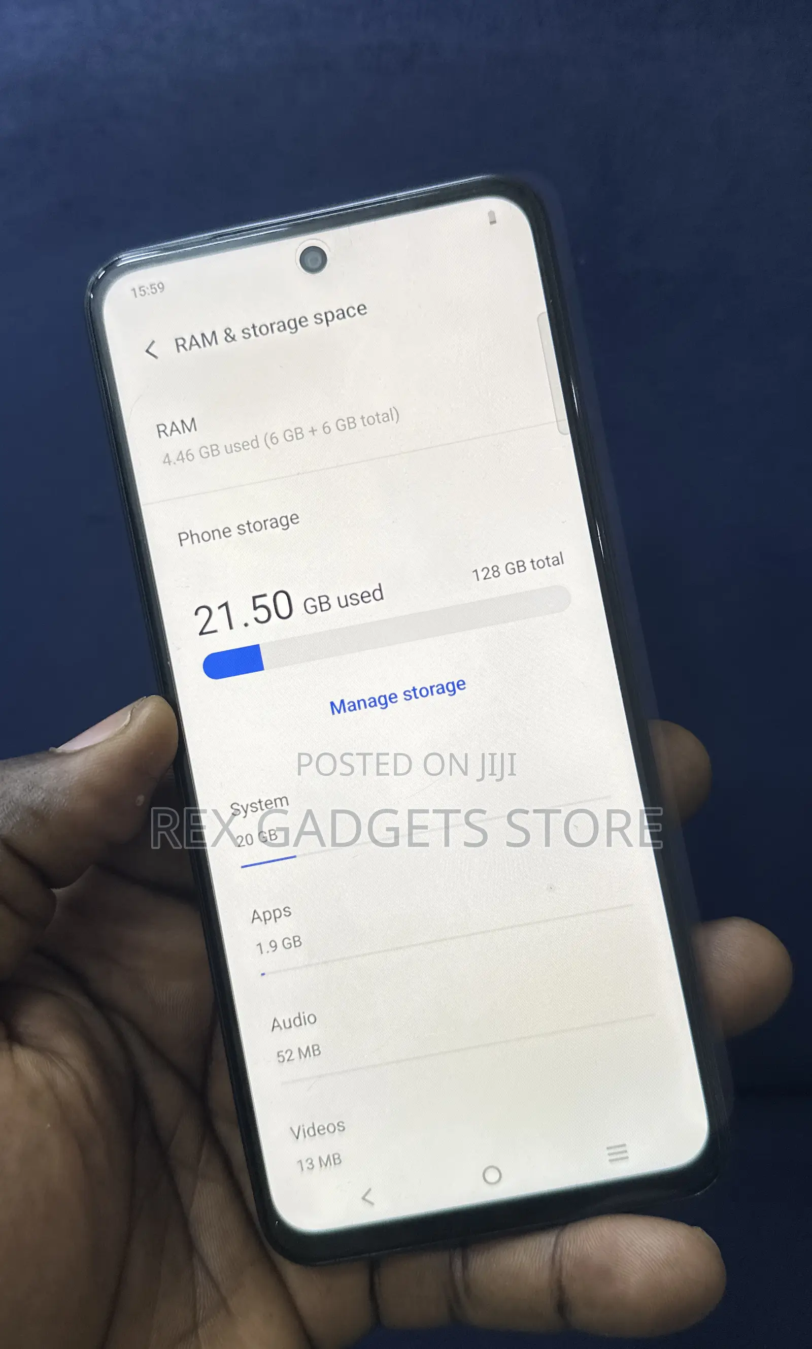 Vivo Y19s 128 GB Blue