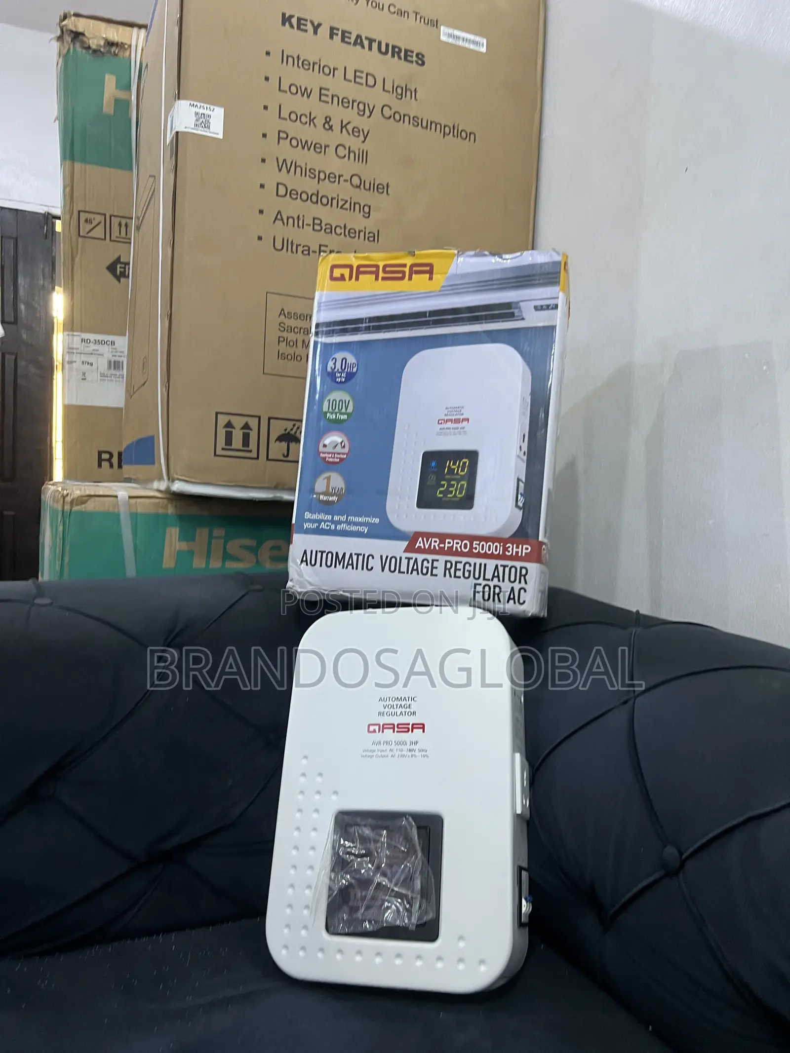 Qasa 5000w Wall Mounted Stabilizer for Power Protection