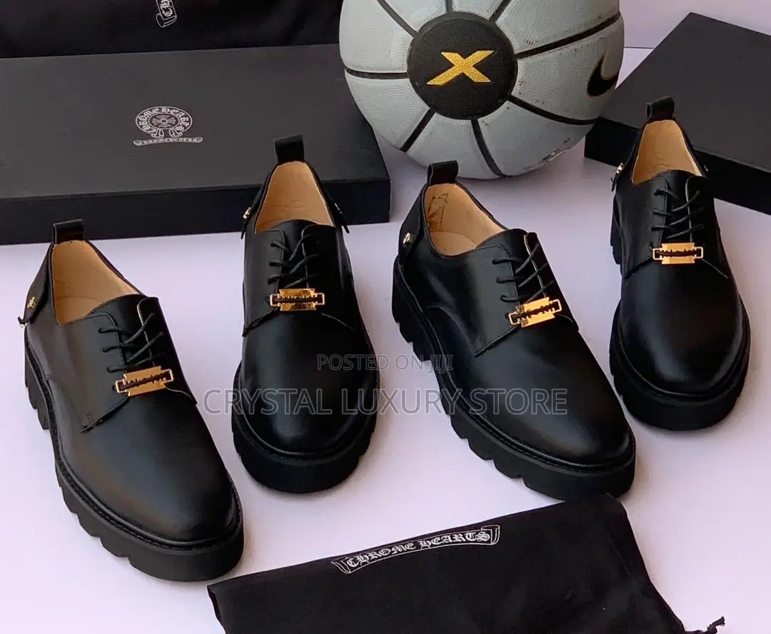 Chrome Quality Luxury Men Genuine Shoe Shoe