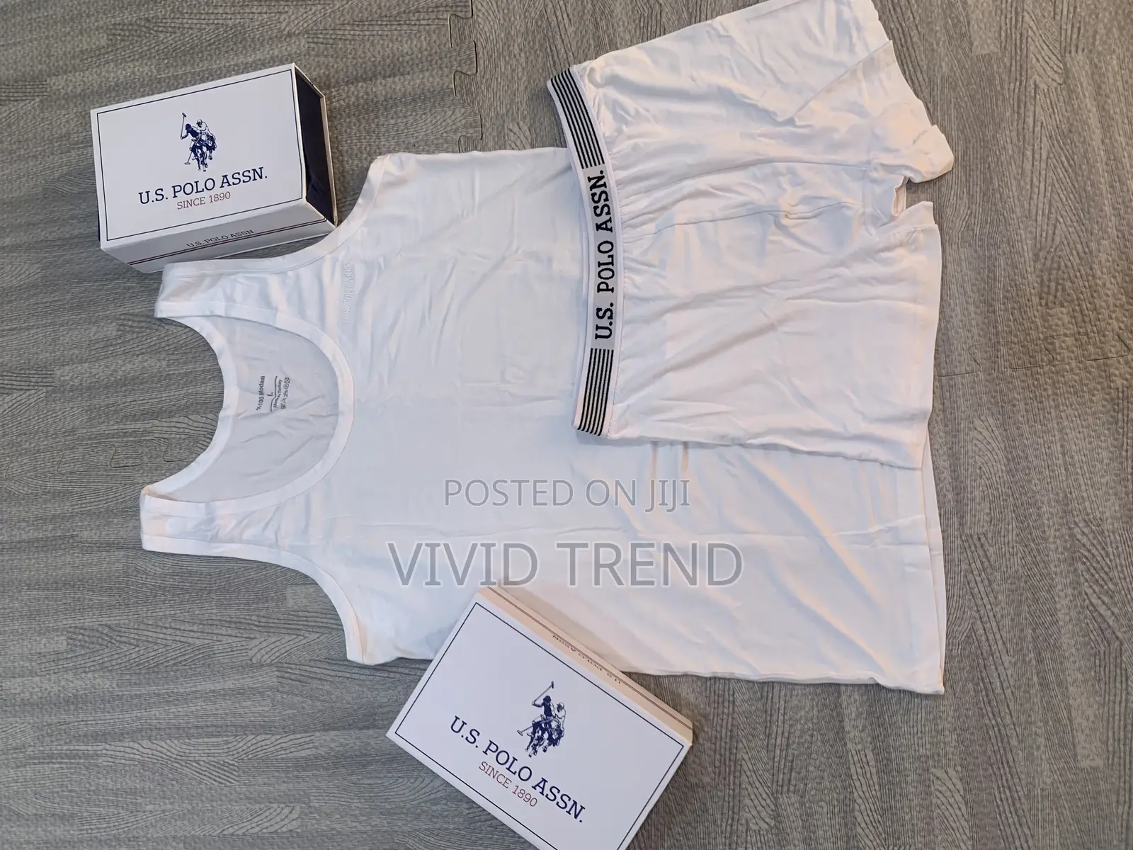 Luxury Boxer Singlet Set