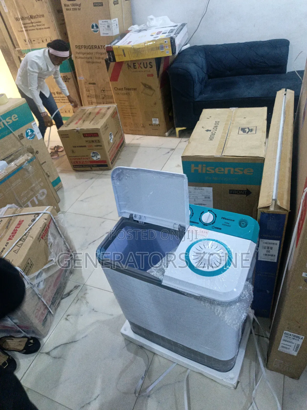 Best Selling Hisense 5kg Semi Automatic Twin Tub+Spinning