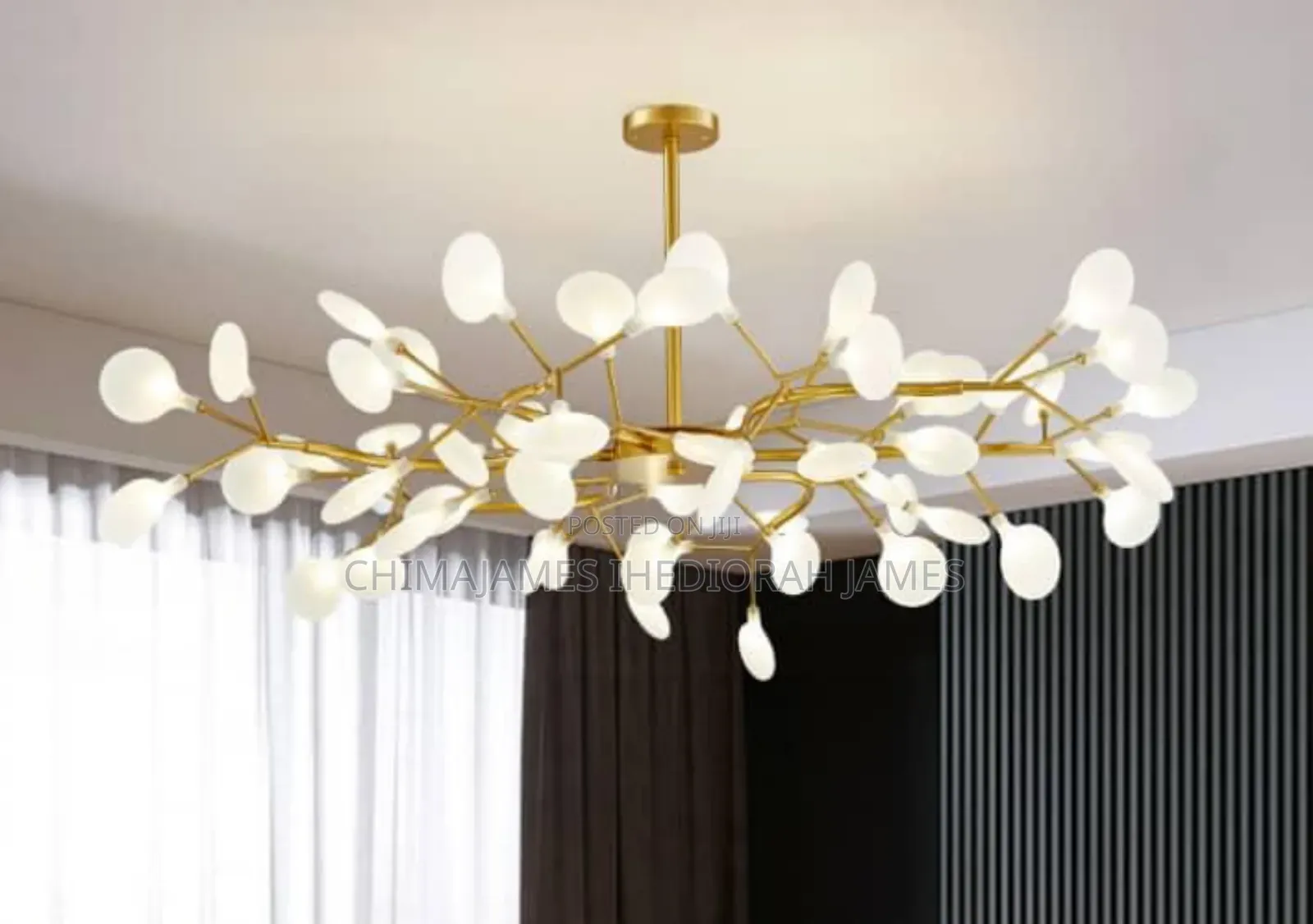 Nordic Creativity Firefly Chandelier Led Light Tree Branch Pendant