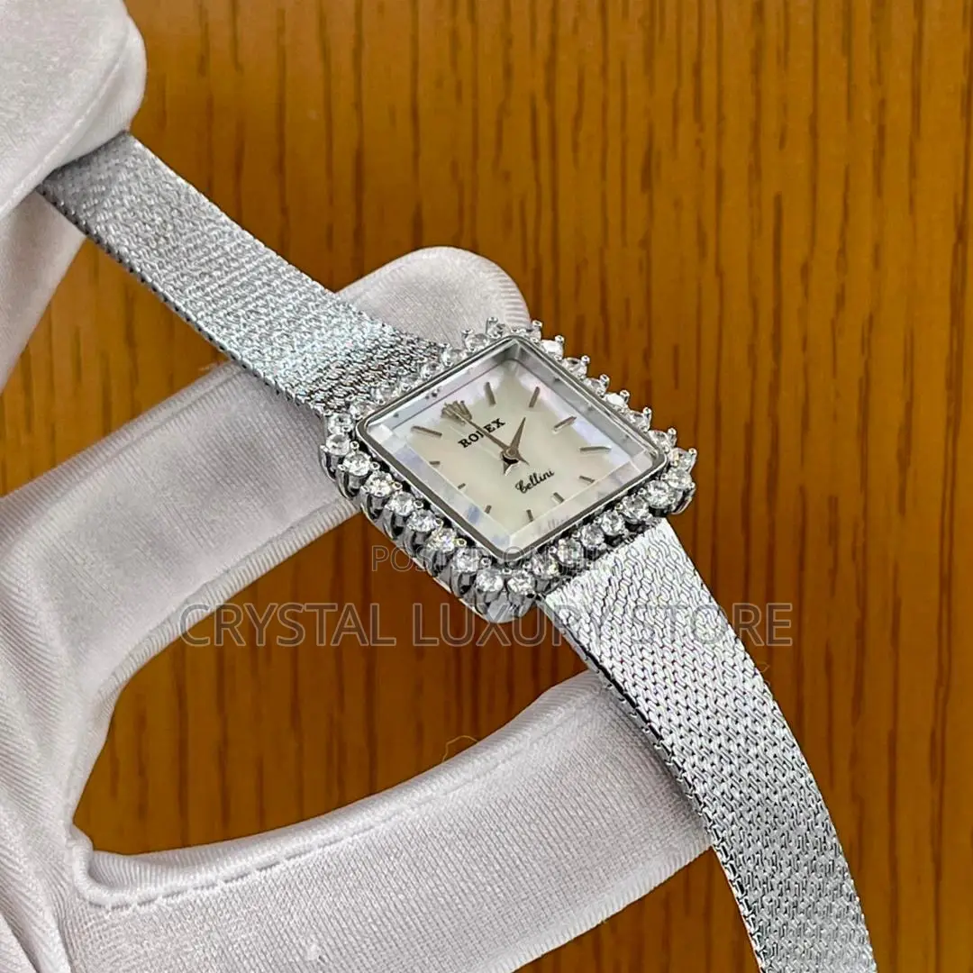 Rolex Quality Luxury Ladies Iced Face Wristwatch