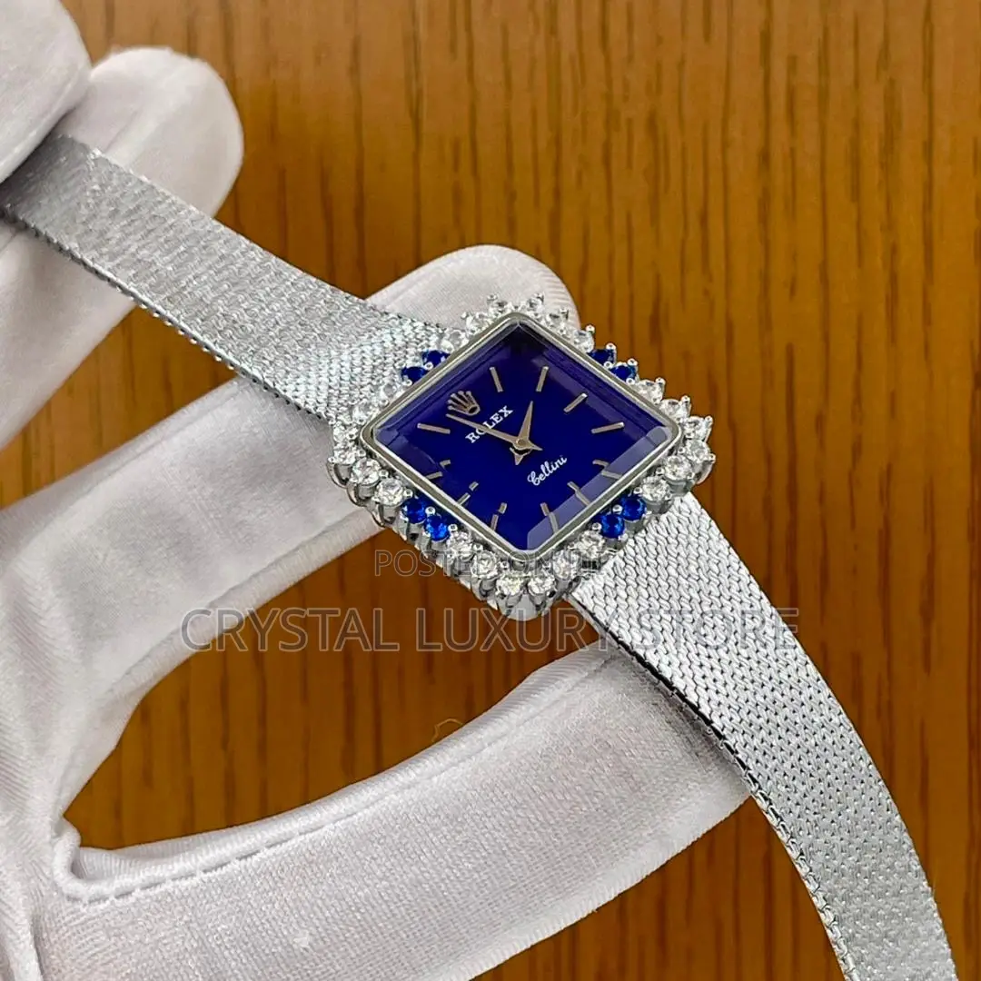 Rolex Quality Luxury Ladies Iced Face Wristwatch