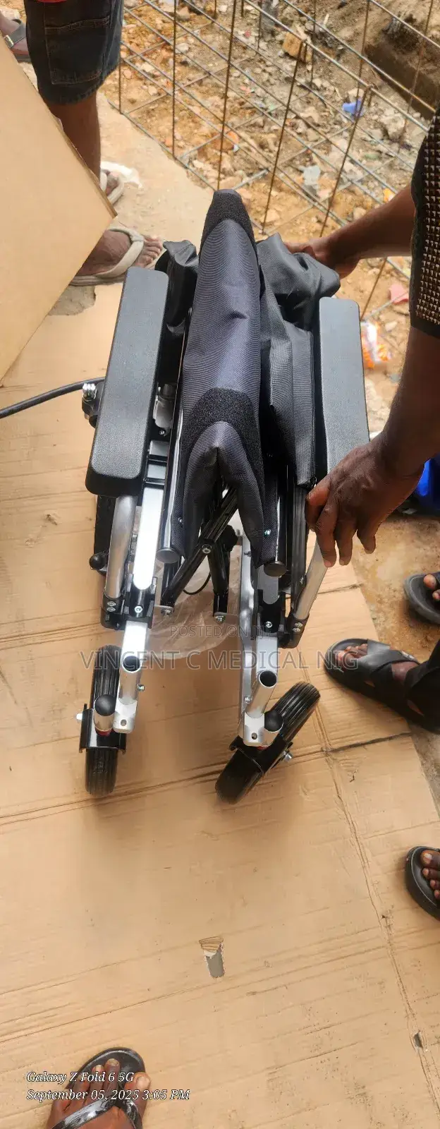 Electric Motorized Wheelchair With Orthopaedic Footrest