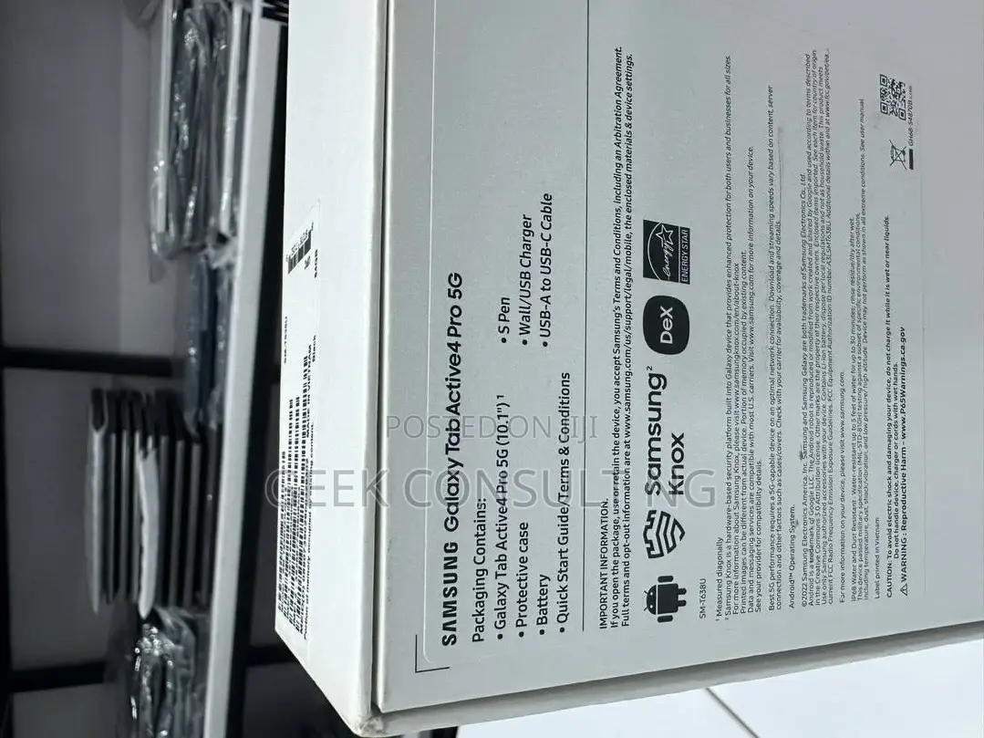 New Samsung Galaxy Tab Active 64 GB Black