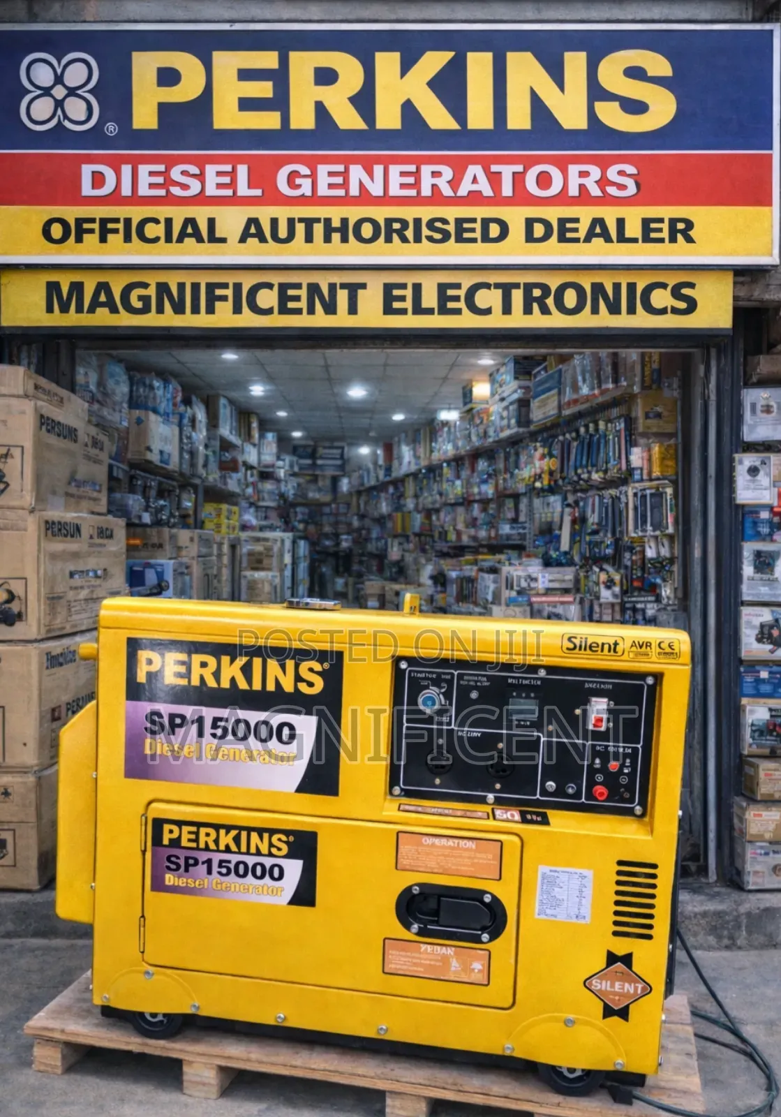Perkins Diesel Generator Sp15000 – Low Noise Heavy Duty