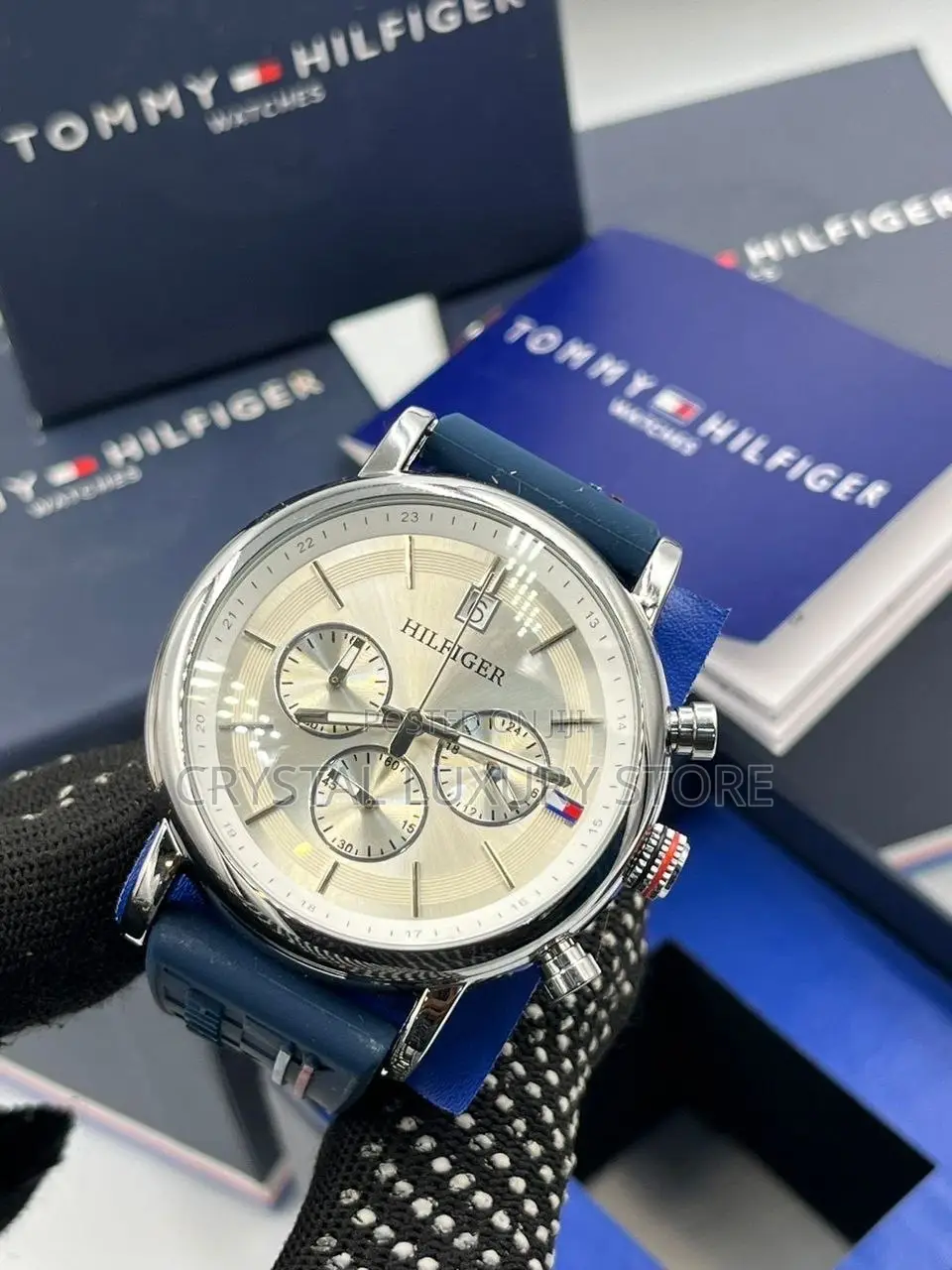 Tommy Hilfiger Quality Luxury Men Genuine Wristwatch