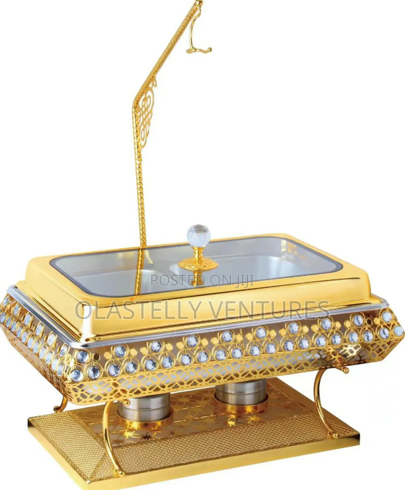 9l Luxury Quality Gold Hanging Chaffing Dish. Ho
