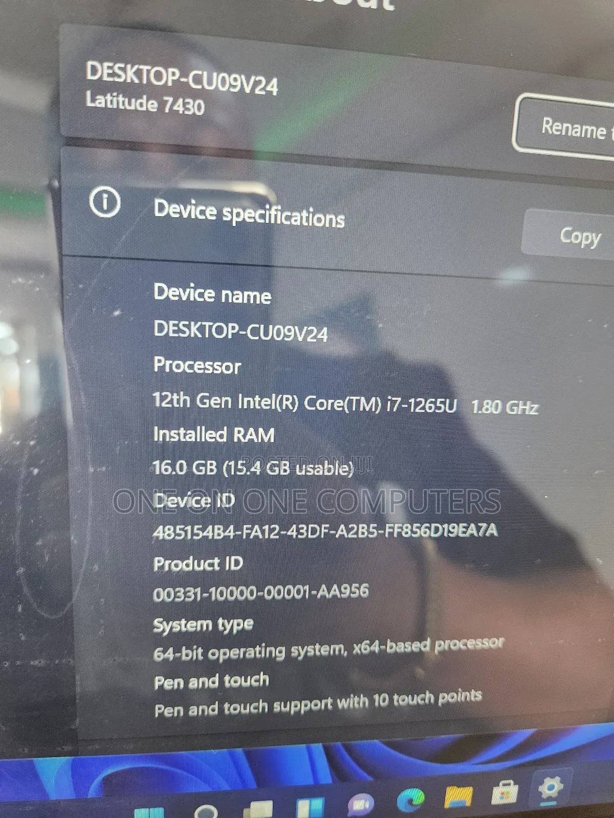 Laptop Dell Latitude 7430 16GB Intel Core i7 SSD 512GB