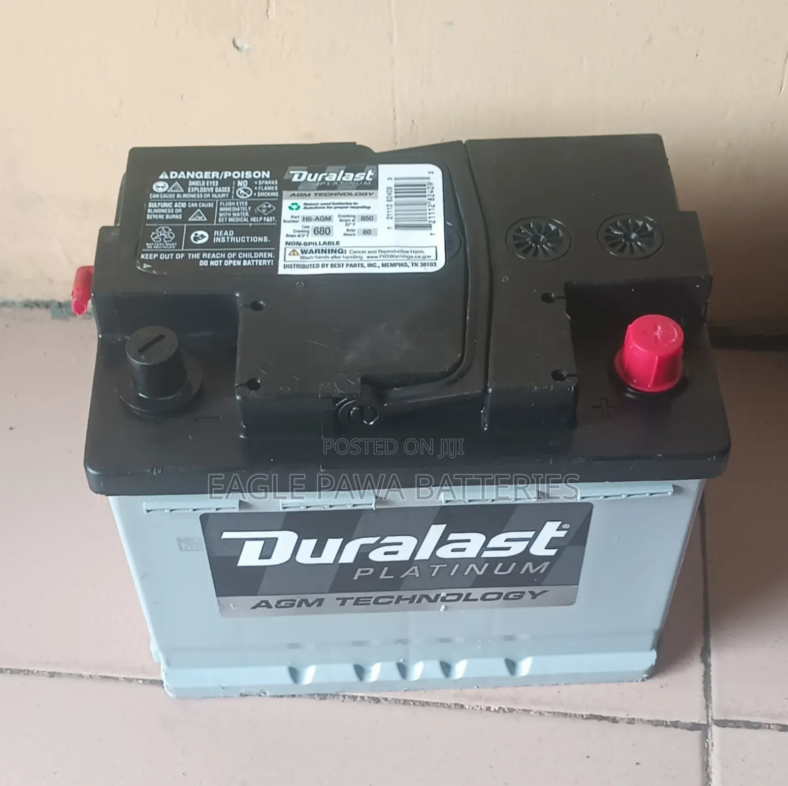 Duralast Agm Battery 60ah