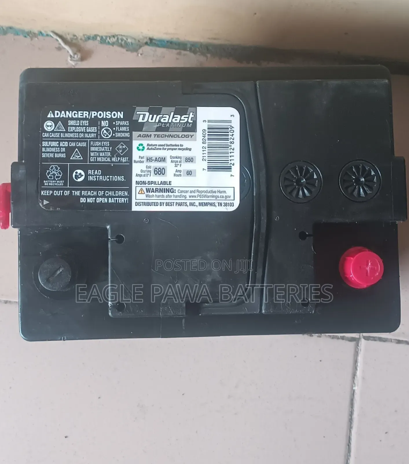 Duralast Agm Battery 60ah