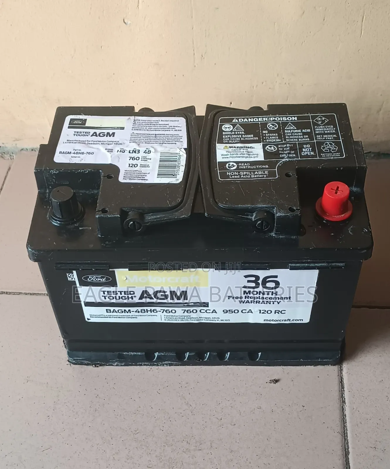 Ford Agm Battery 70ah