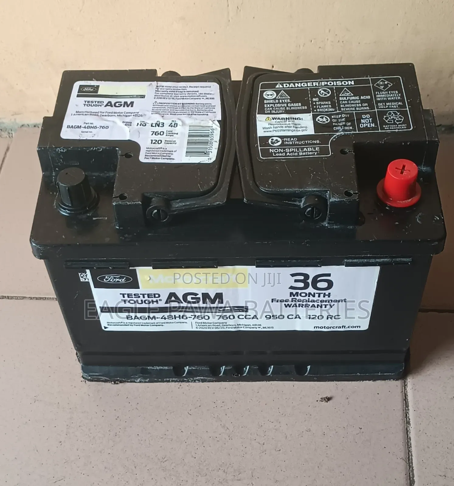 Ford Agm Battery 70ah