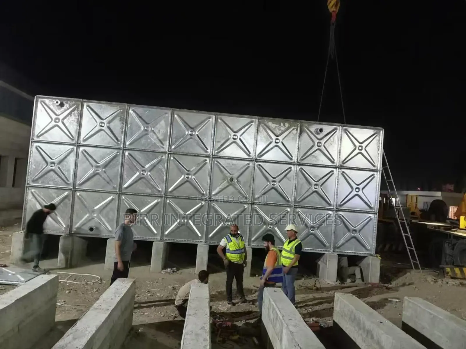 Hdg Sectional Bolted Pressed Steel Water Tank Panels